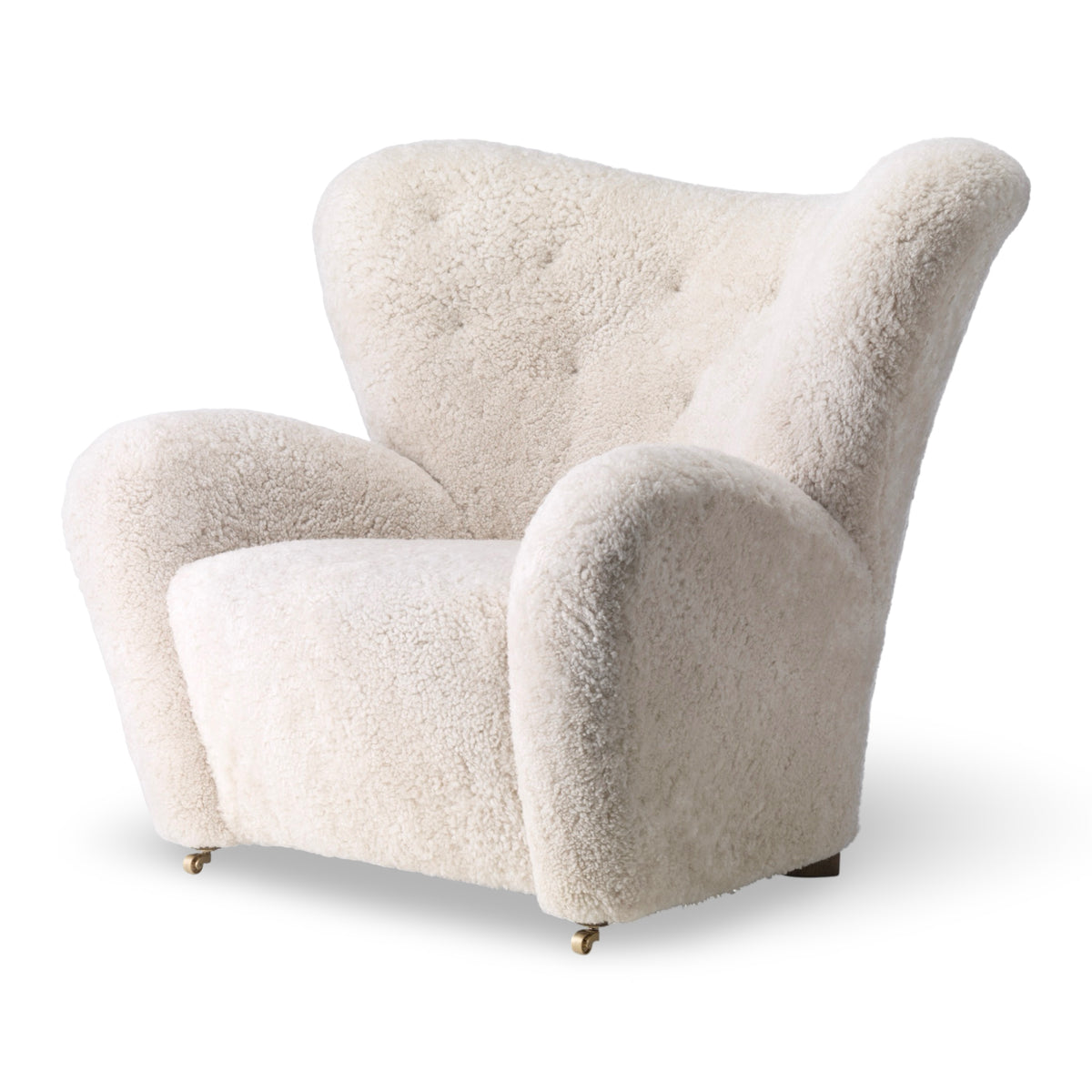 Audo Copenhagen Tired Man Lounge Chair - Sheepskin