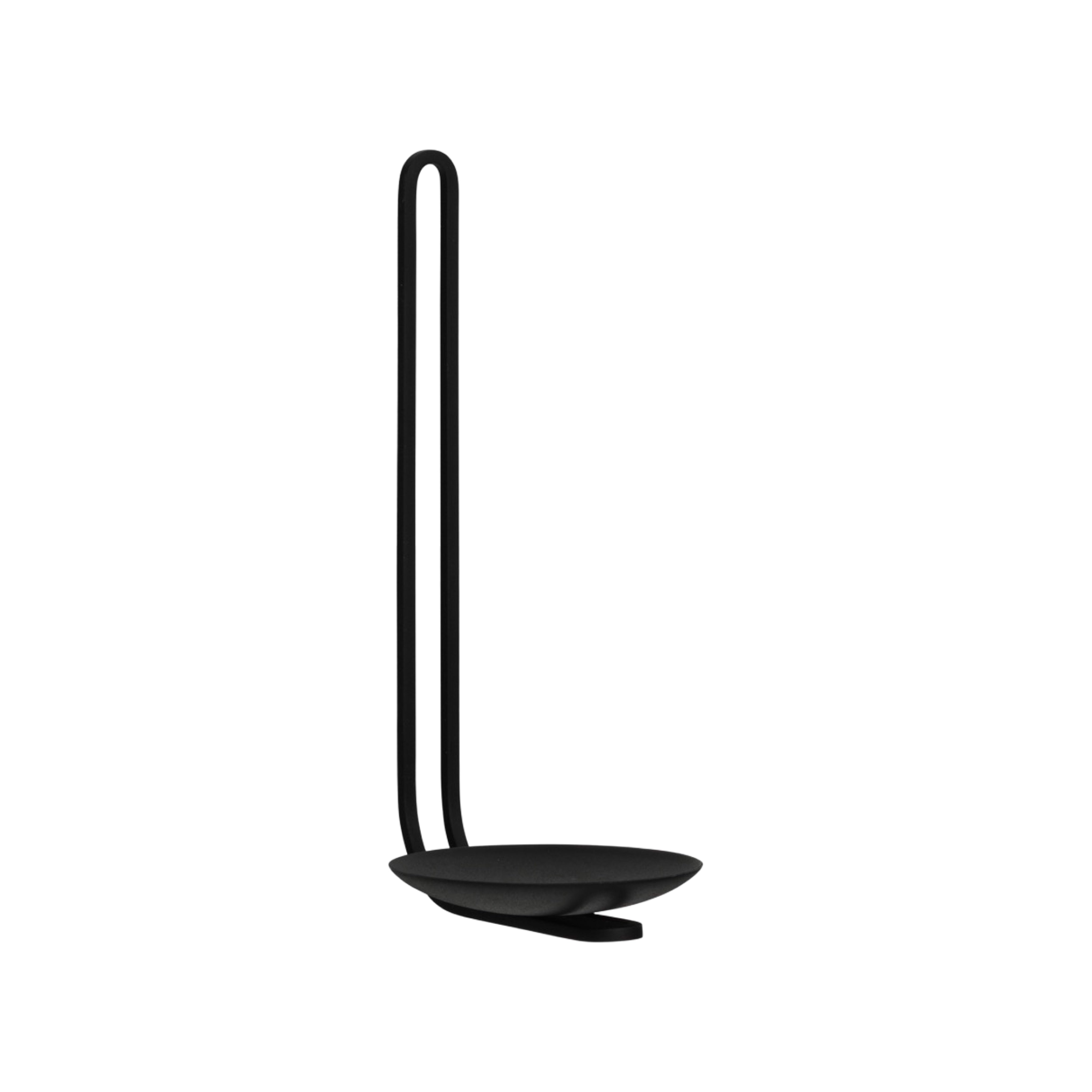 Audo Copenhagen Clip Wall Candleholder 20cm - Black