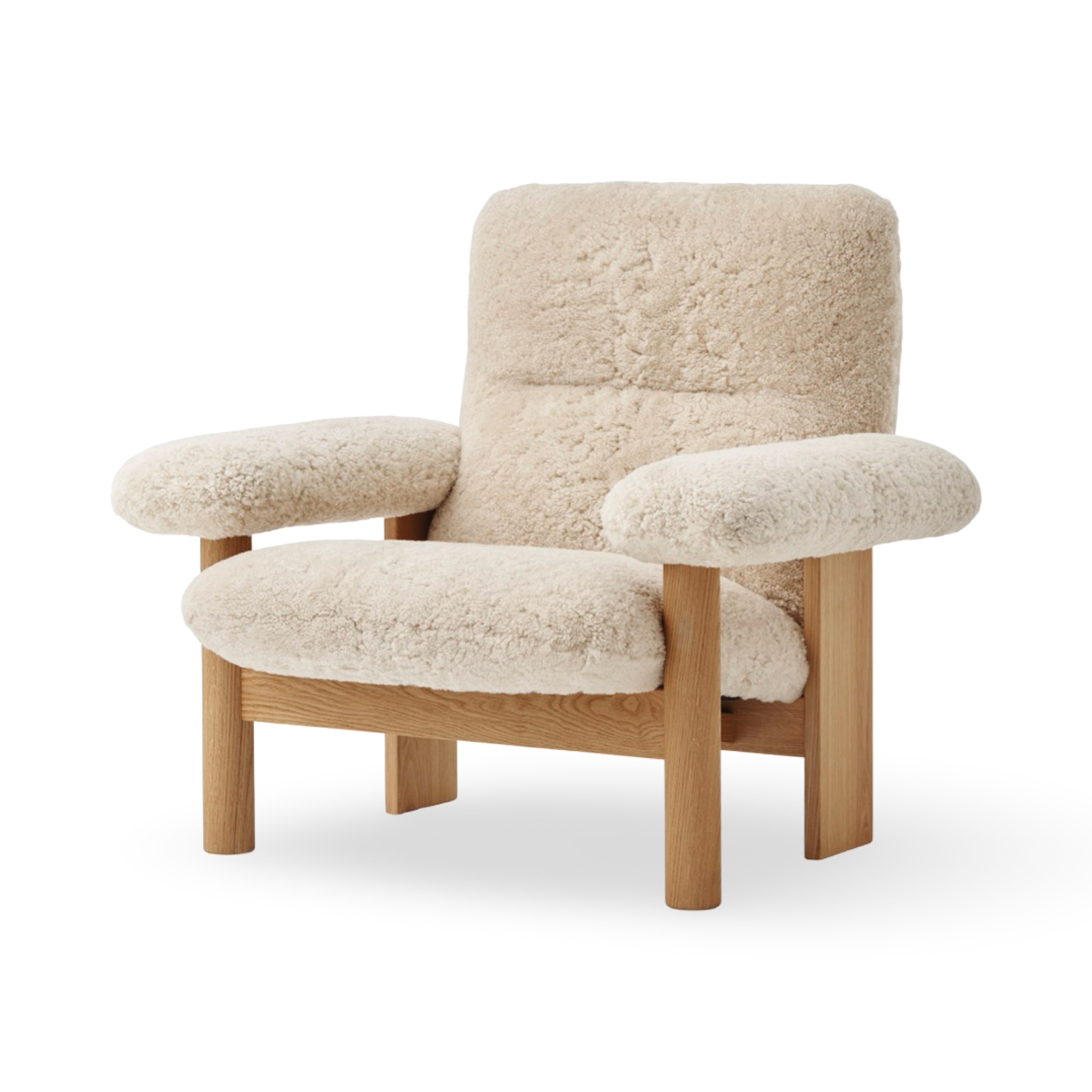 Audo Copenhagen Brasilia Lounge Chair - Sheepskin