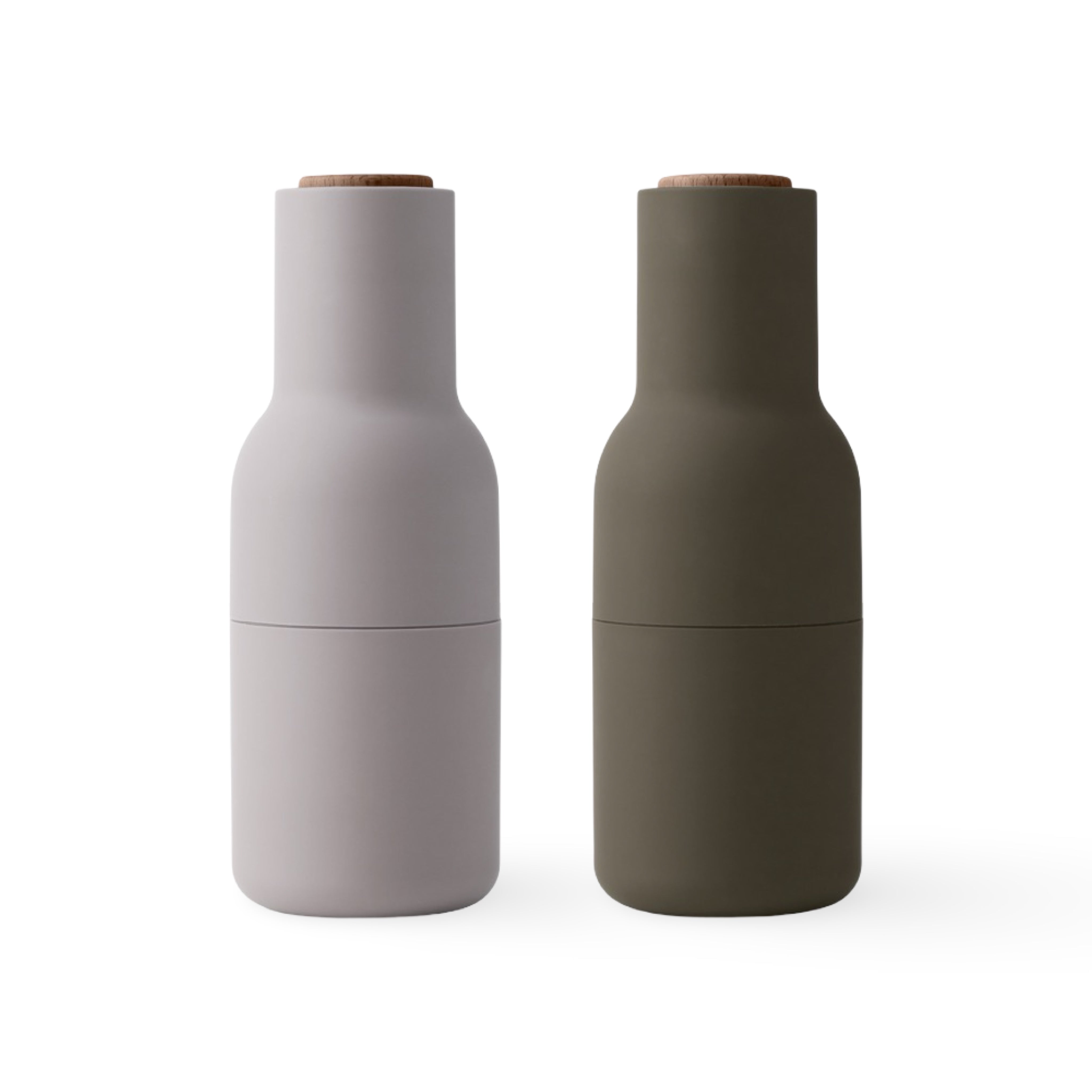 Audo Copenhagen Bottle Grinder - Hunting Green/Beige & Walnut