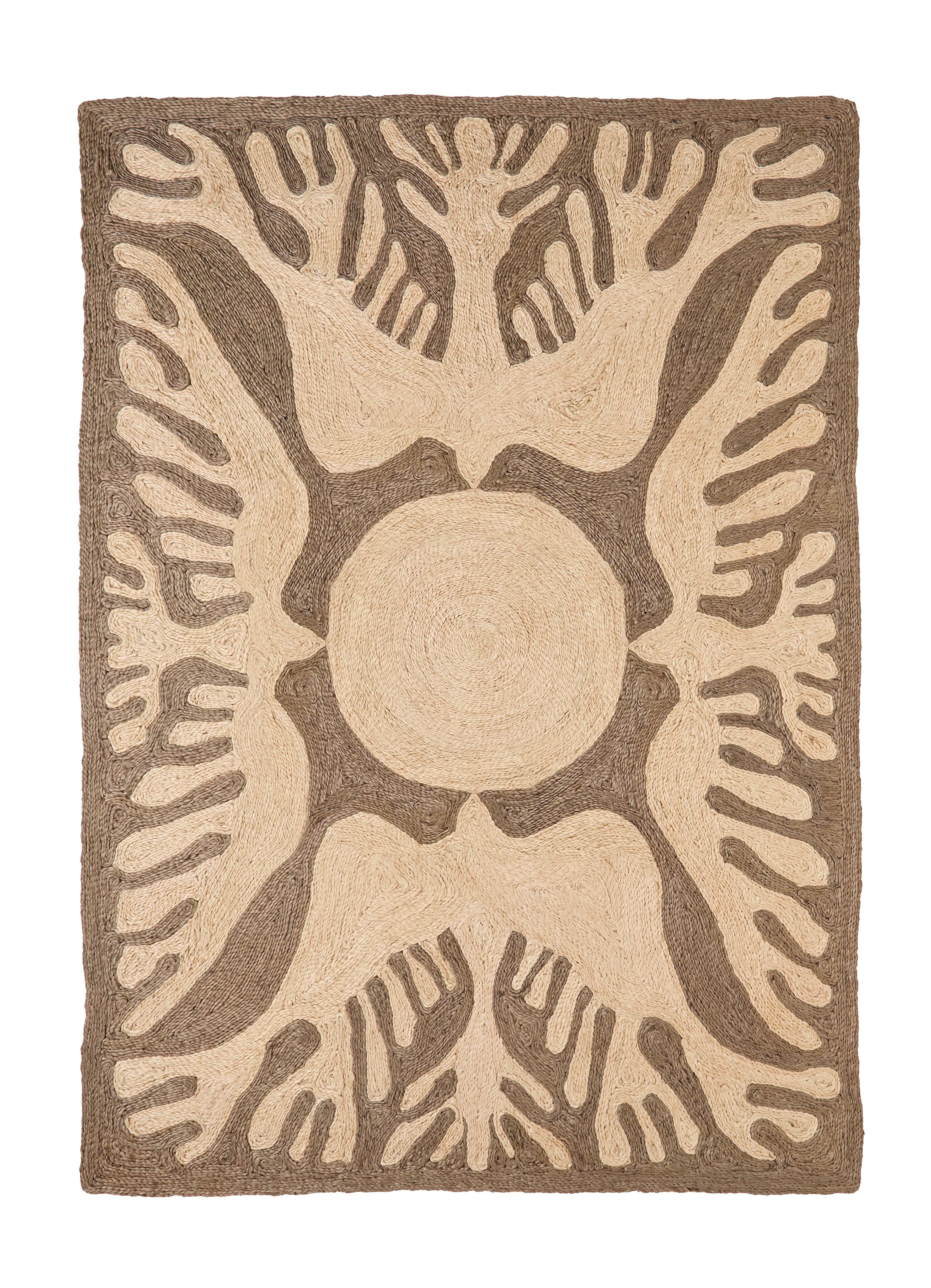 Nanimarquina Lucia Eames Sunbirds Charcoal Rug