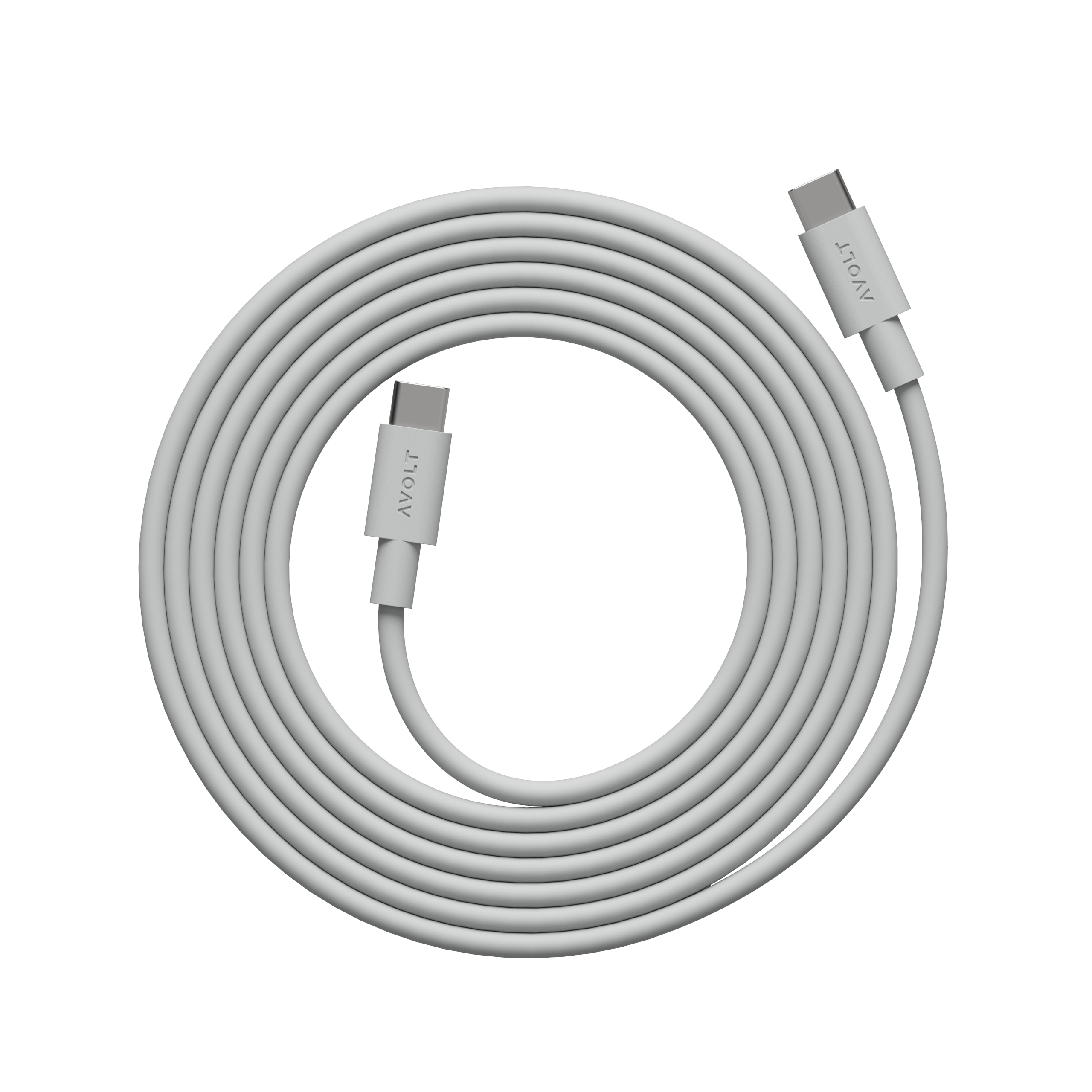 AVOLT Cable 1 USB-C to USB-C Cable - Gotland Grey