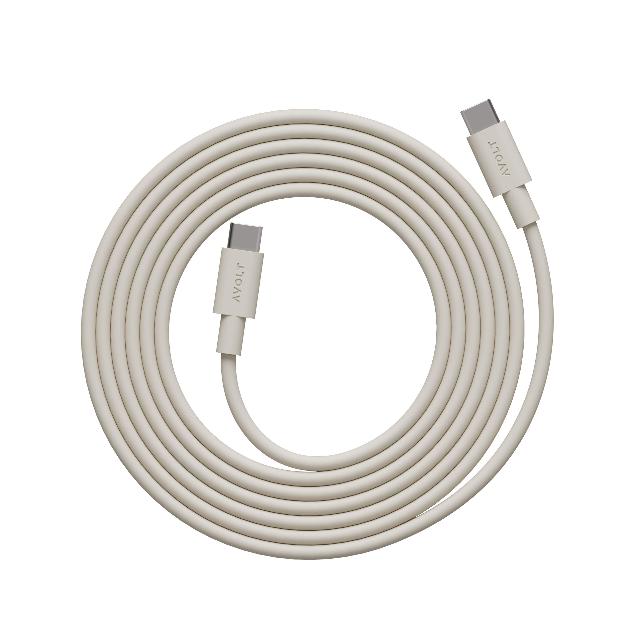 AVOLT Cable 1 USB-C to USB-C Cable - Nomad Sand