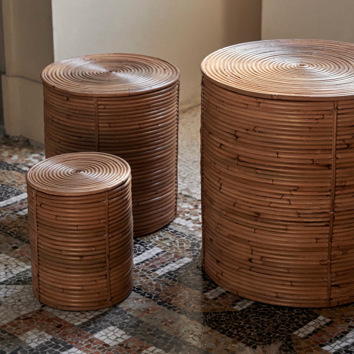 Ferm Living Column Storage - Set of 3