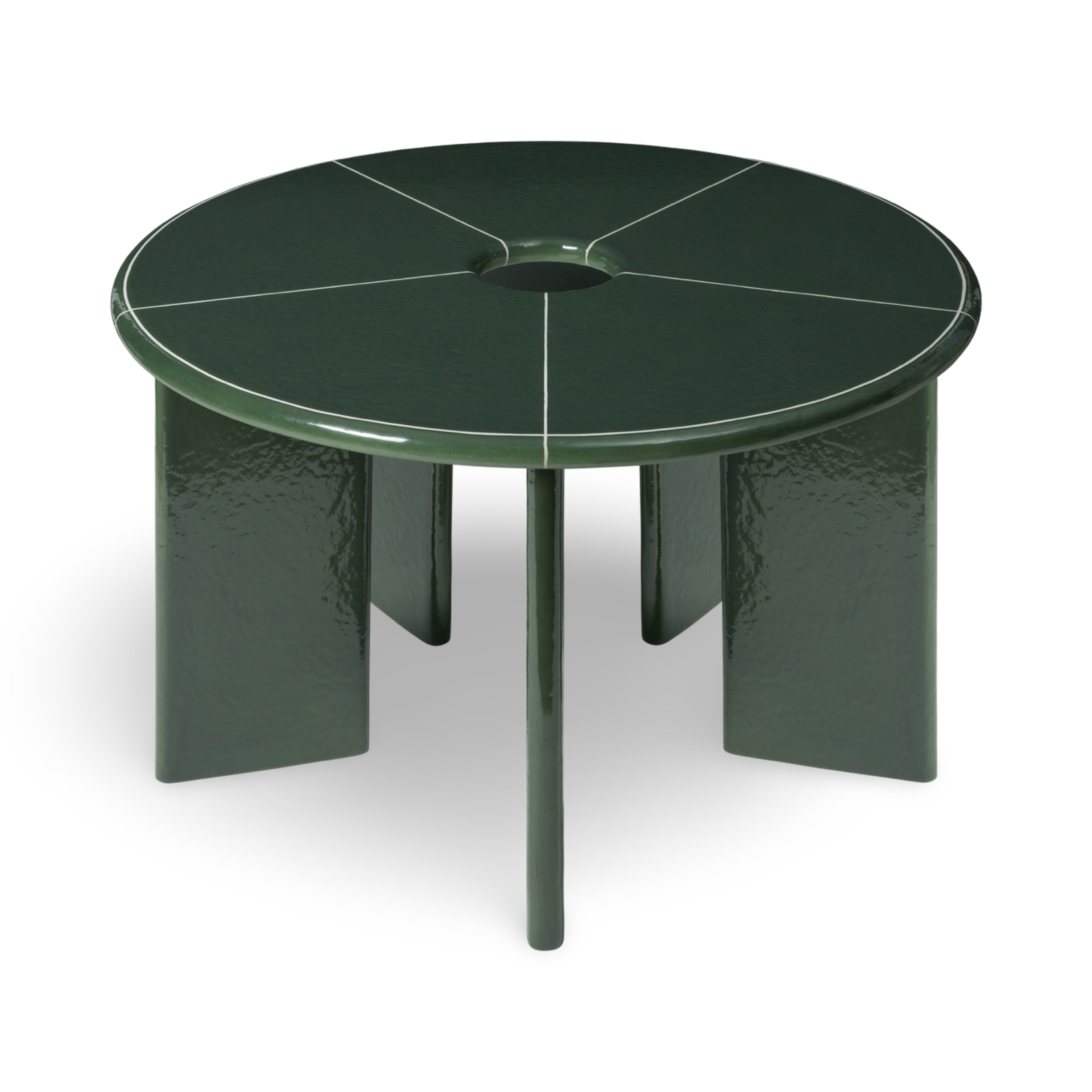 Ferm Living Deya Outdoor Dining Table - Dark Green