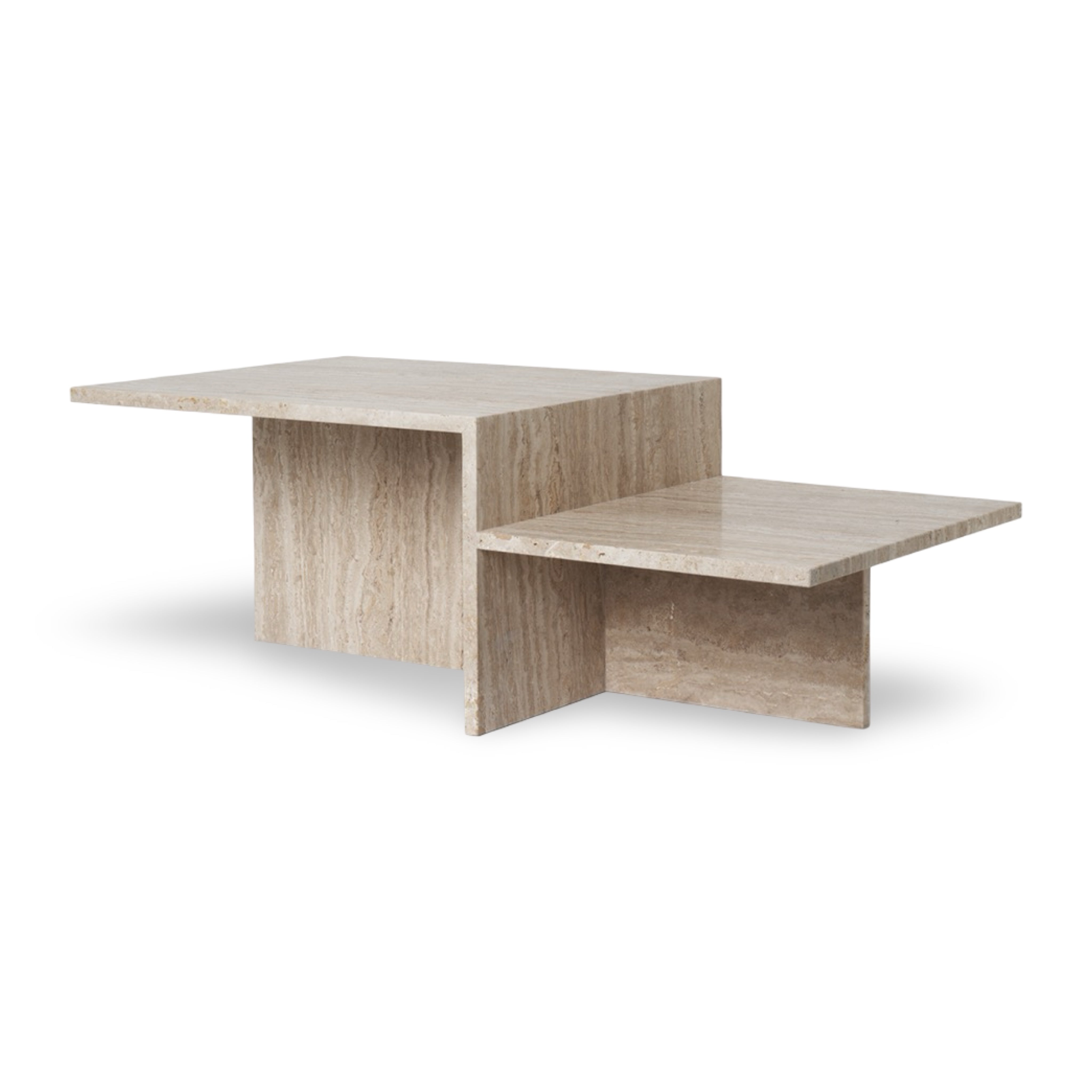 Ferm Living Distinct Coffee Table - Travertine