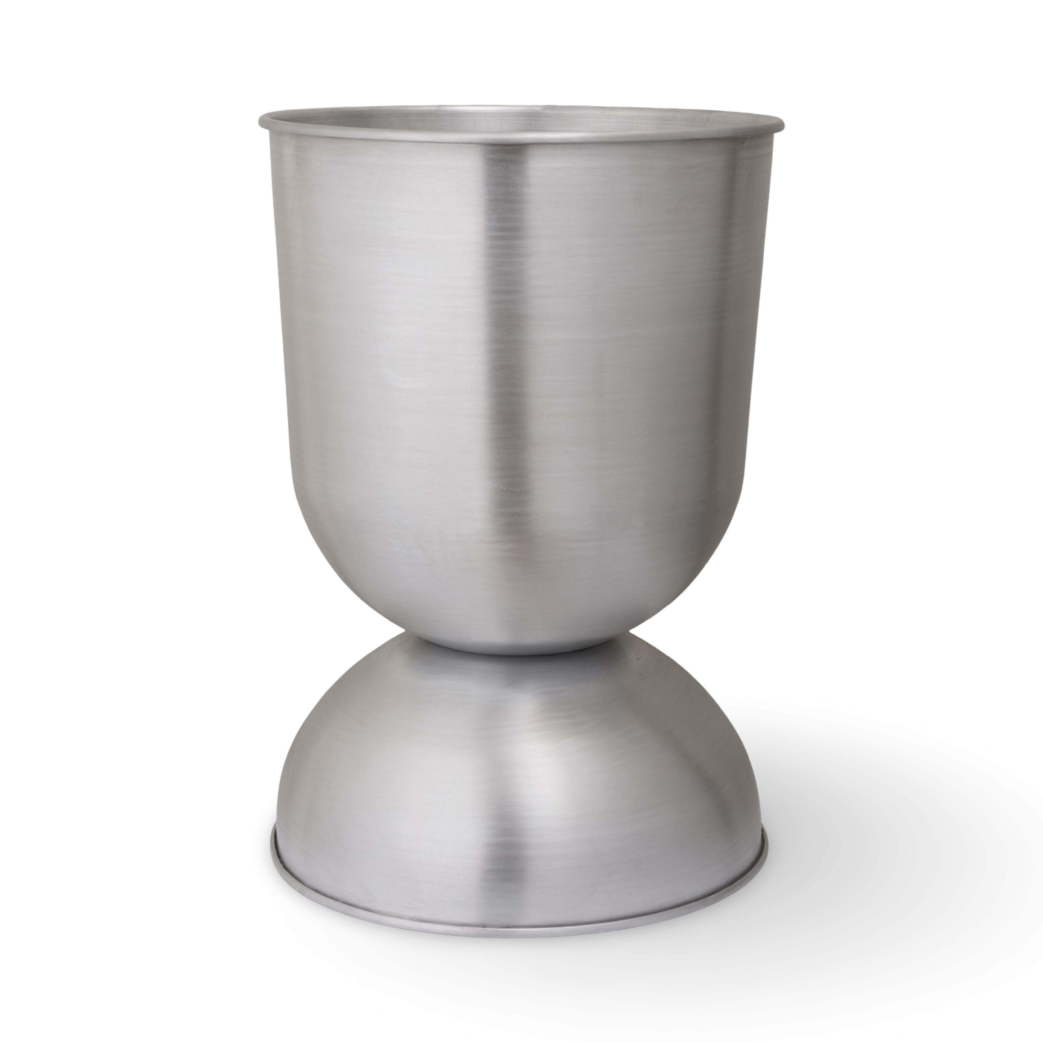 Ferm Living Hourglass Pot - Large in Aluminium