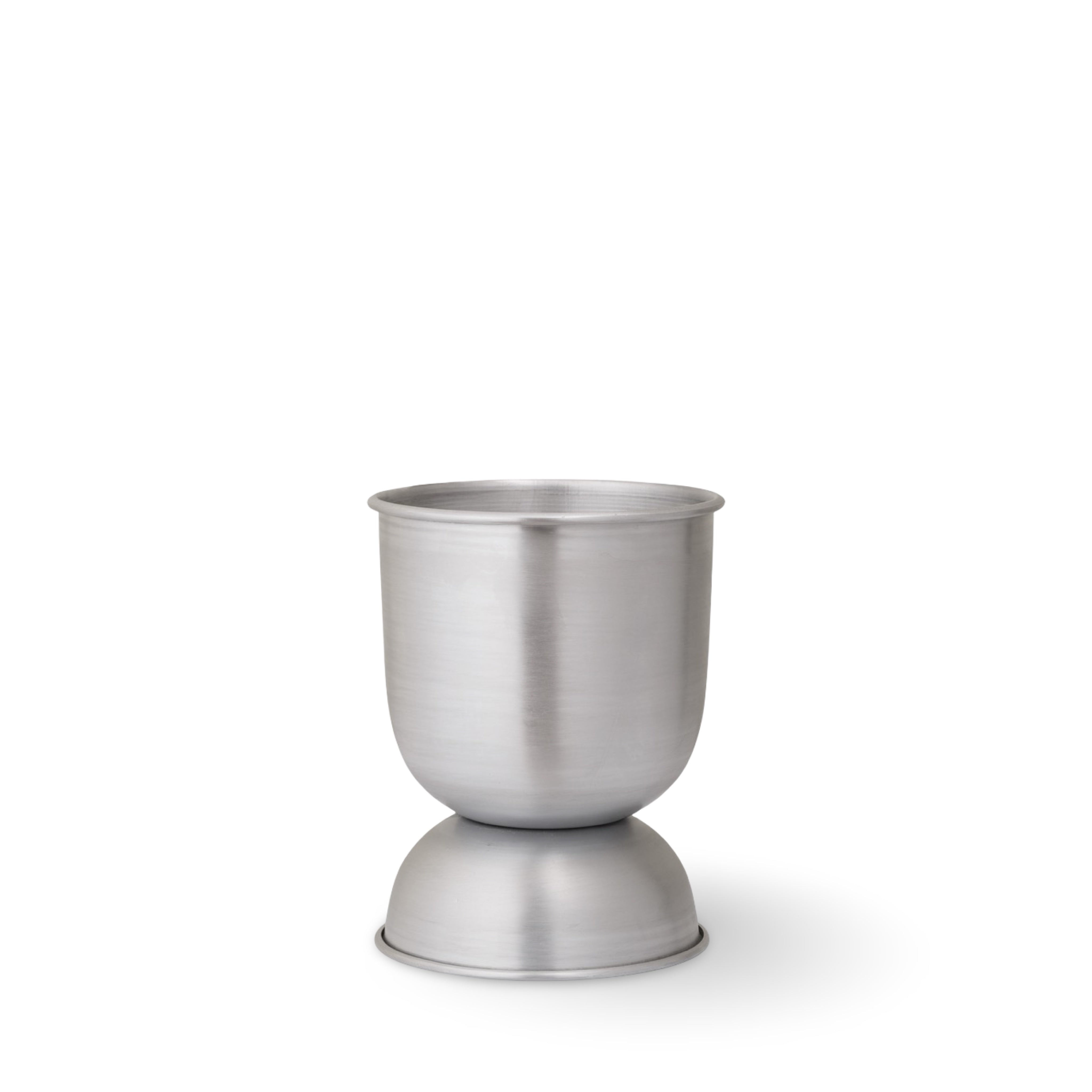 Ferm Living Hourglass Pot - Extra Small in Aluminium