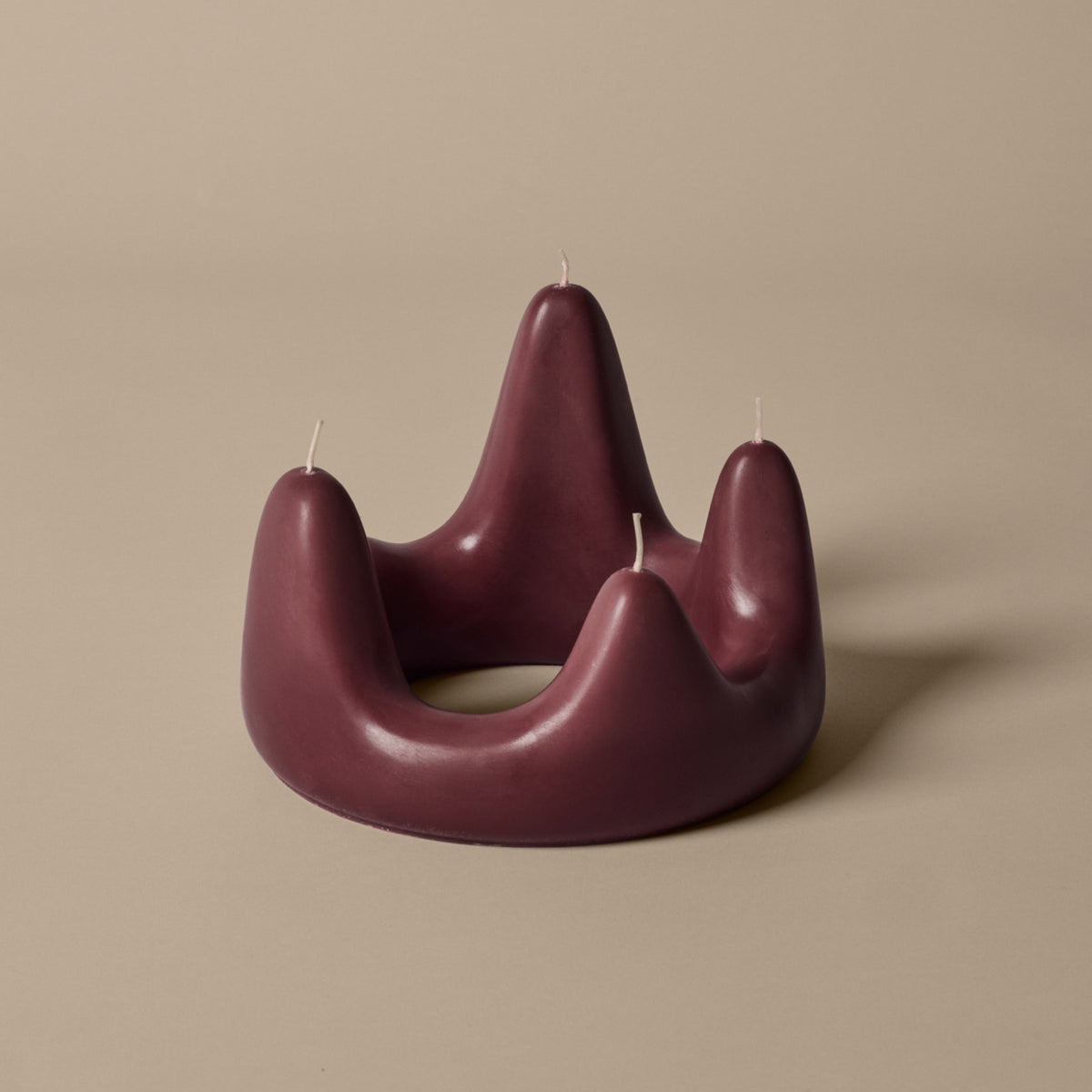 Ferm Living Stala Candle Ring - Dark Grape