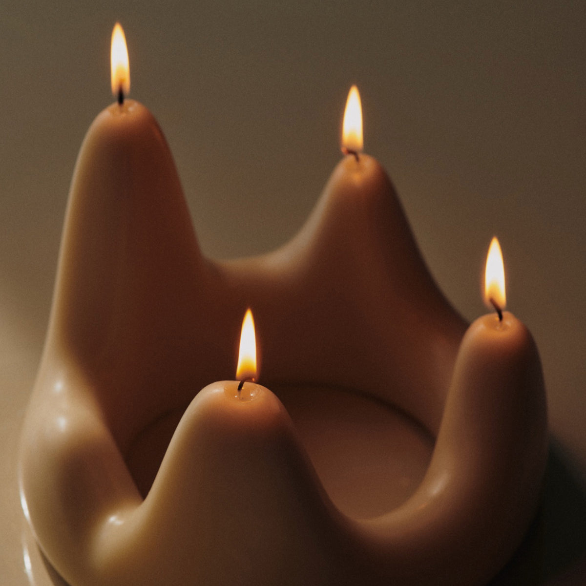 Ferm Living Stala Candle Ring - Sand