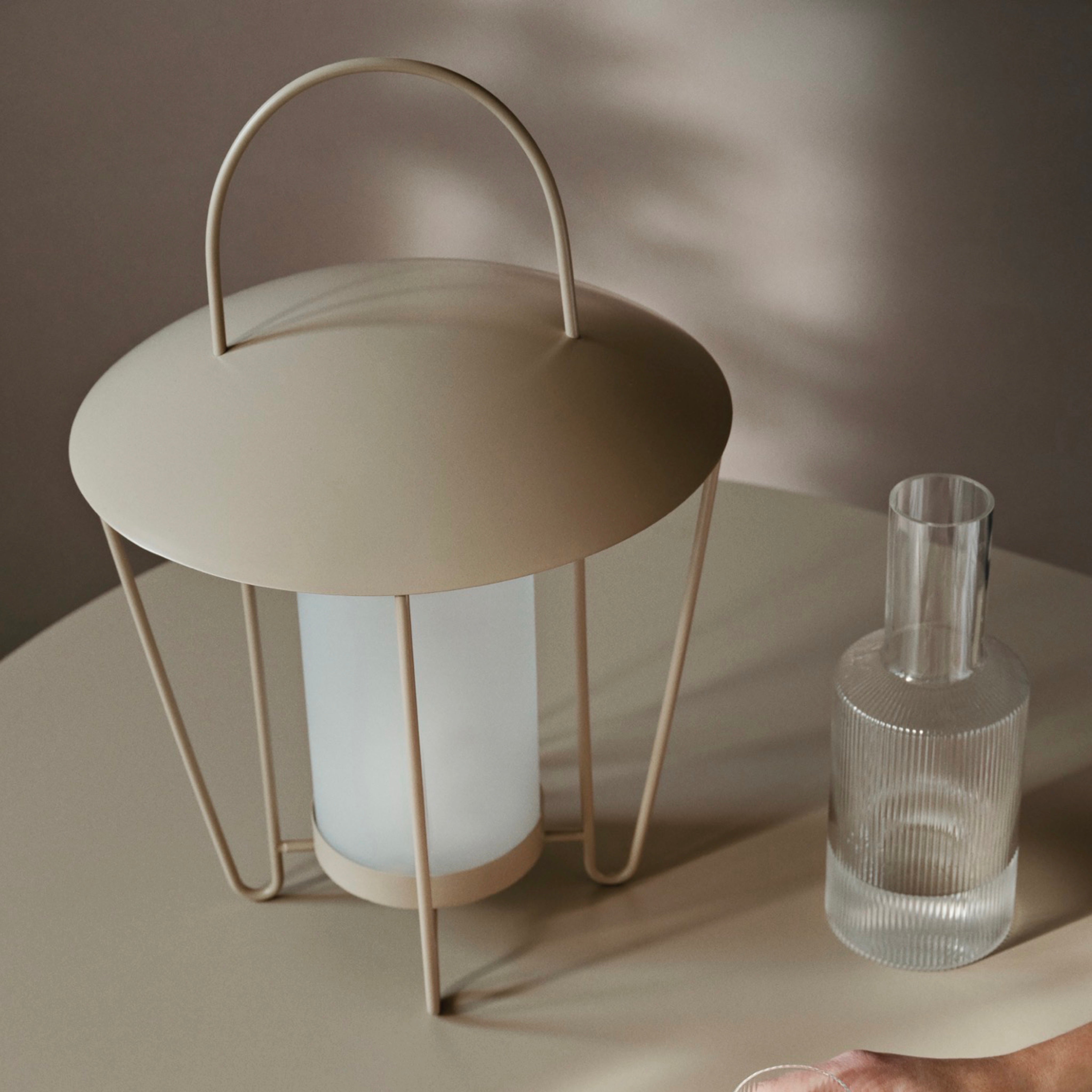 Ferm Living Abri Lantern - Cashmere