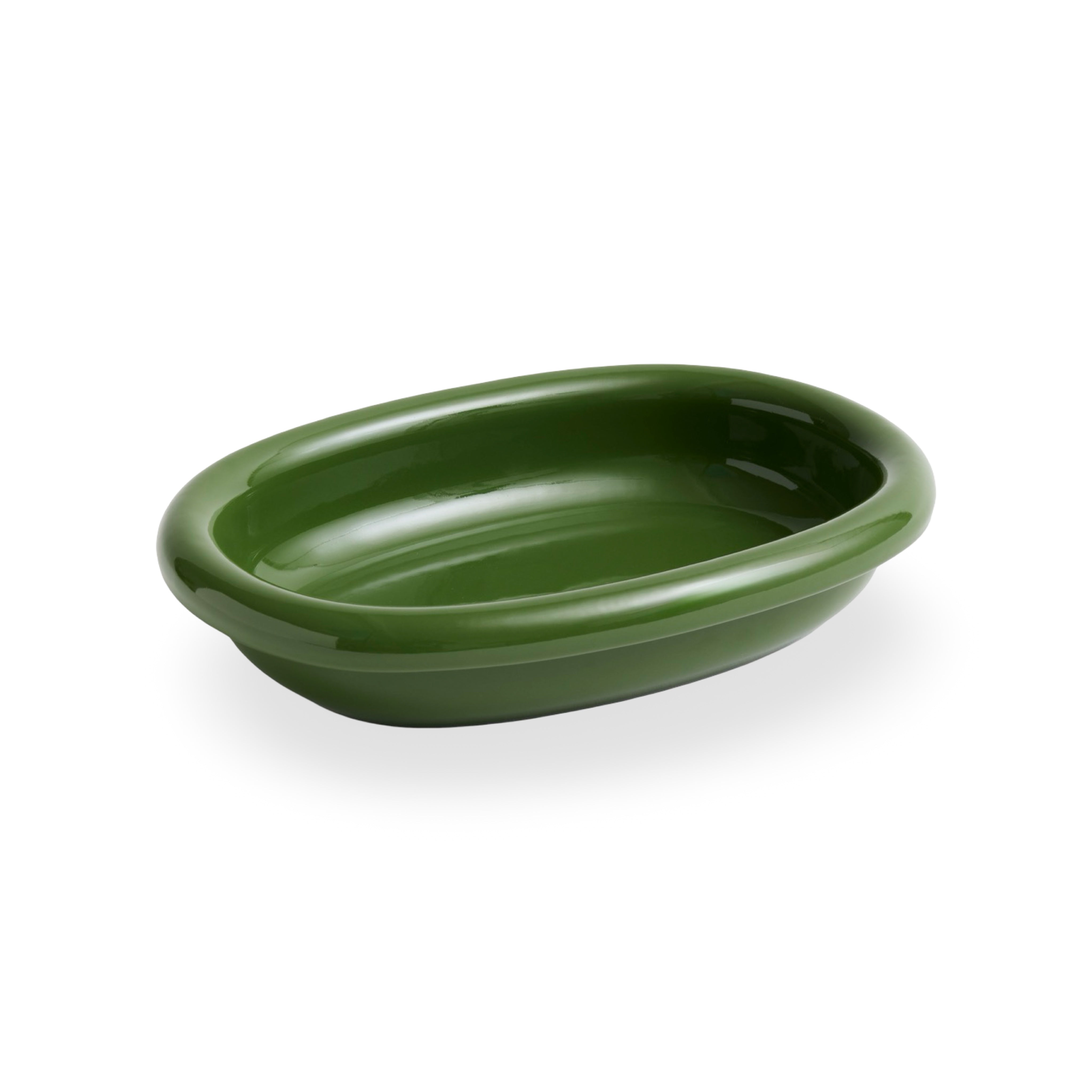 HAY Barro Oval Dish Small - Green