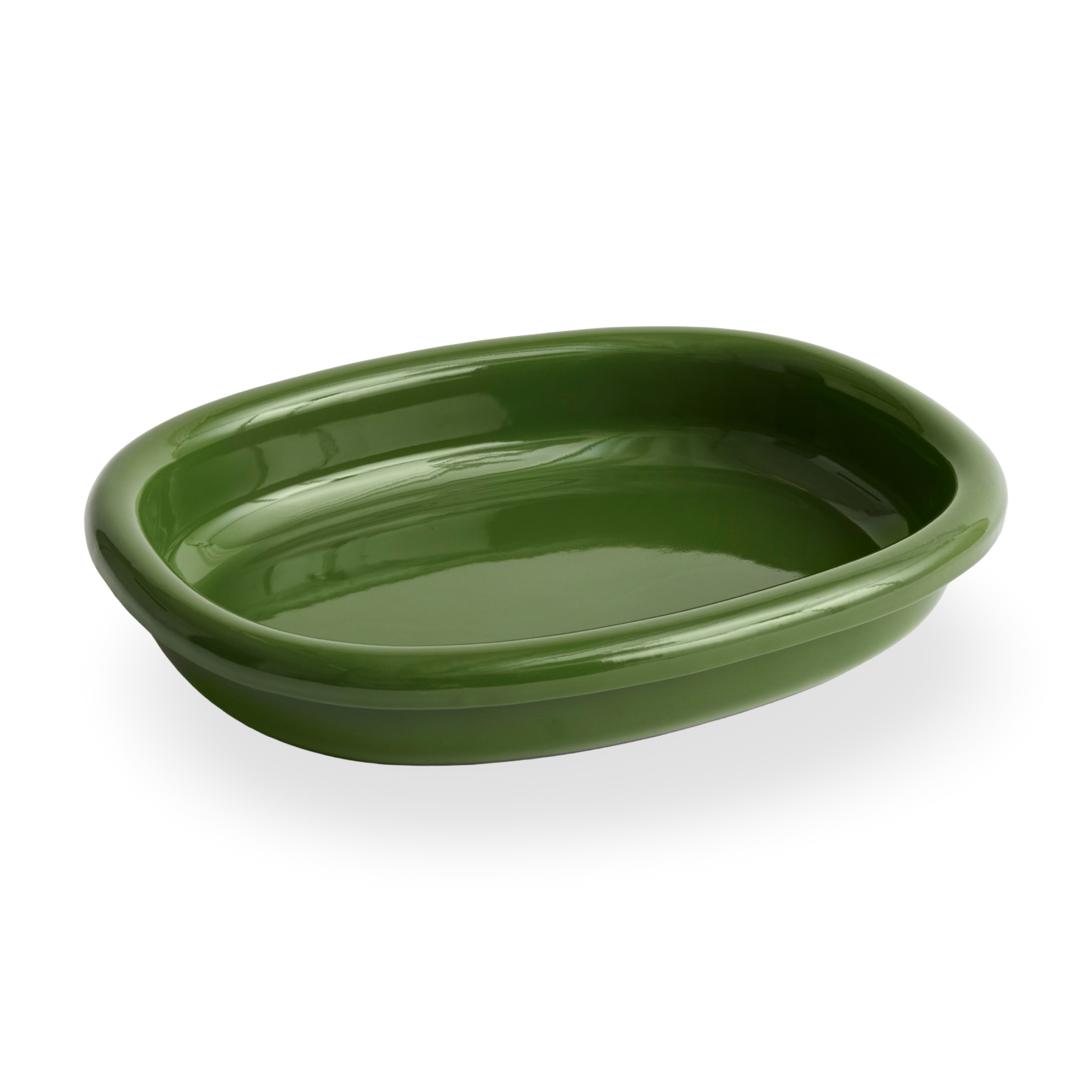 HAY Barro Oval Dish Large - Green