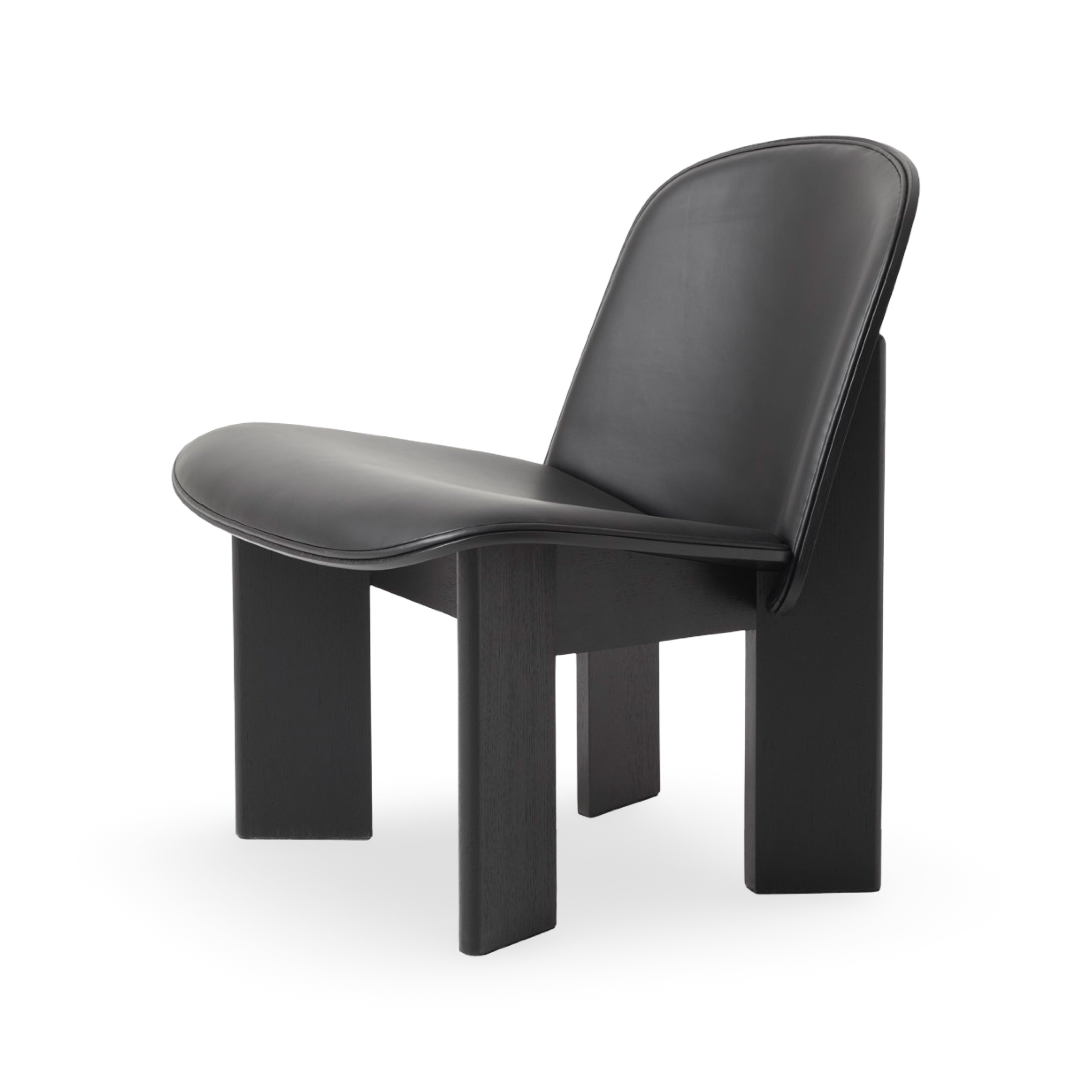HAY Chisel Lounge Chair - Leather