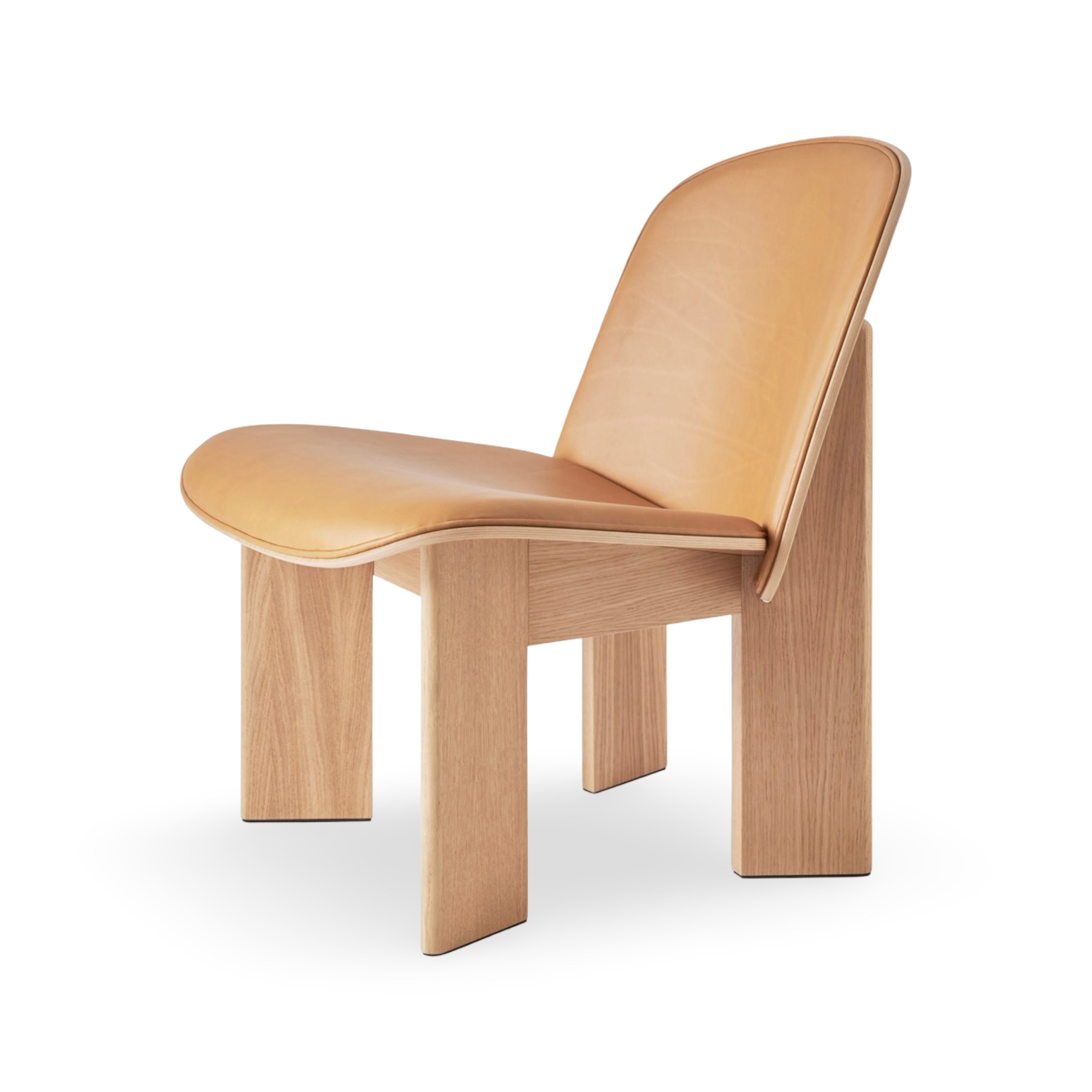 HAY Chisel Lounge Chair - Leather