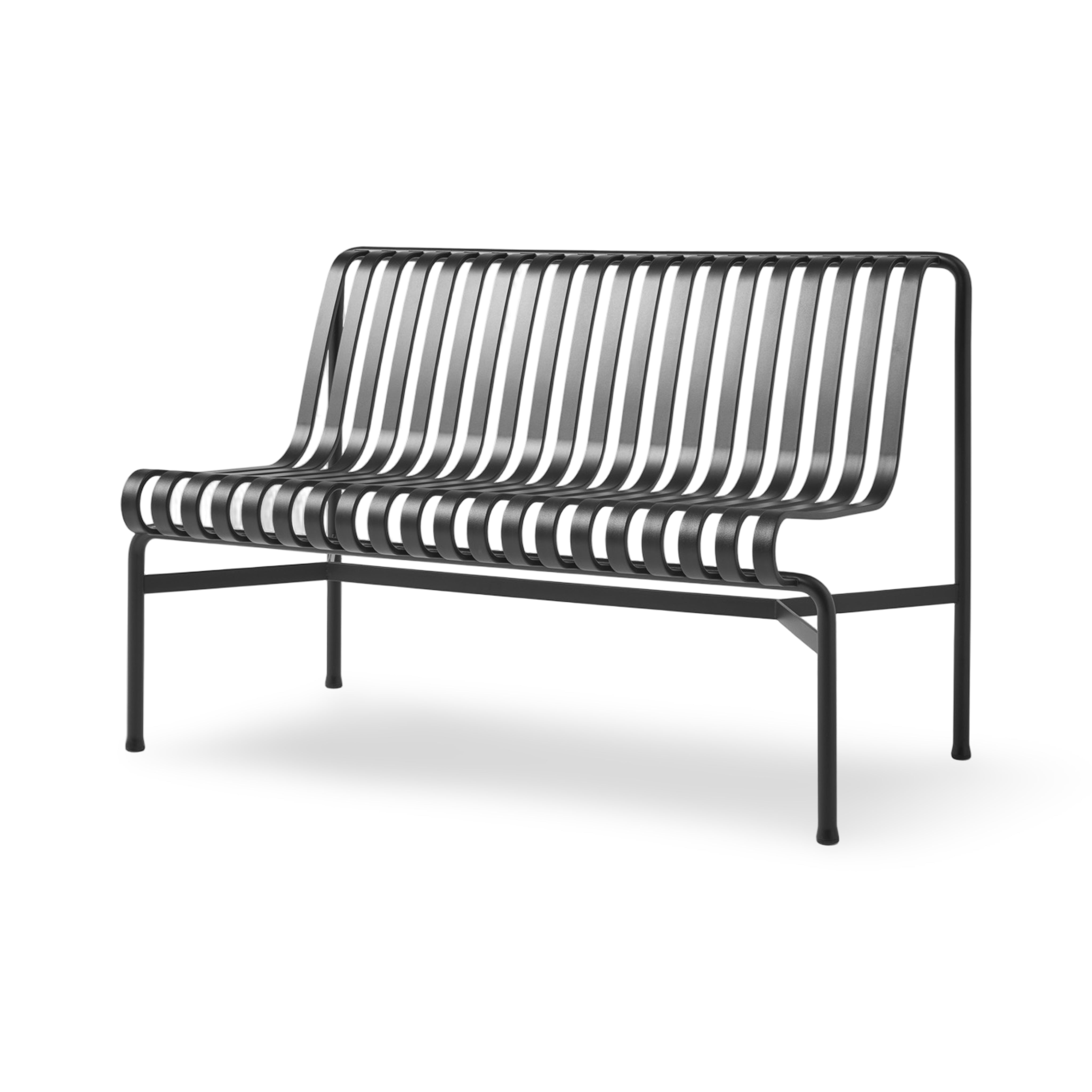 HAY Palissade Dining Bench No Armrest - Anthracite (Ex-Display)