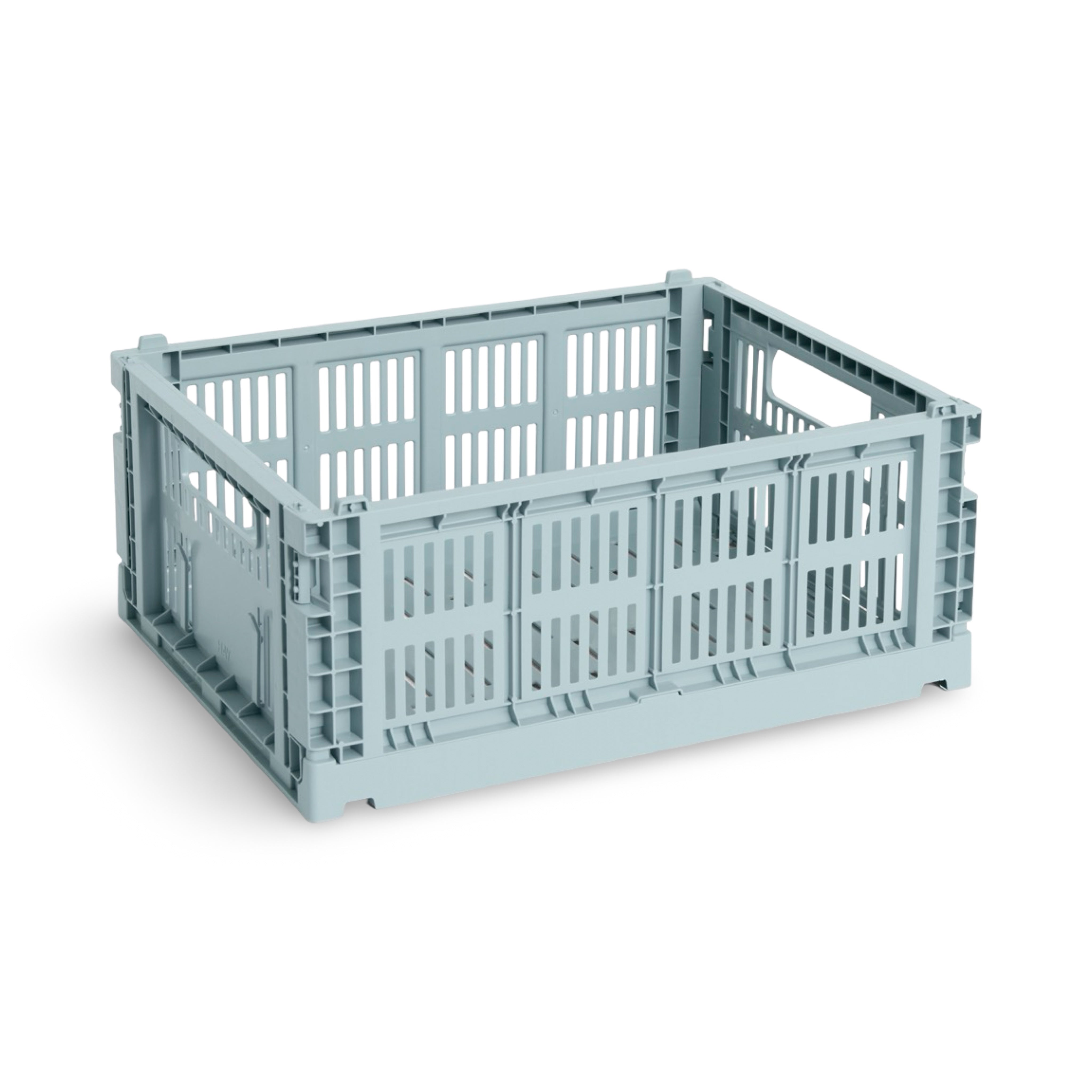 HAY Colour Crate - Medium - Dusty Blue