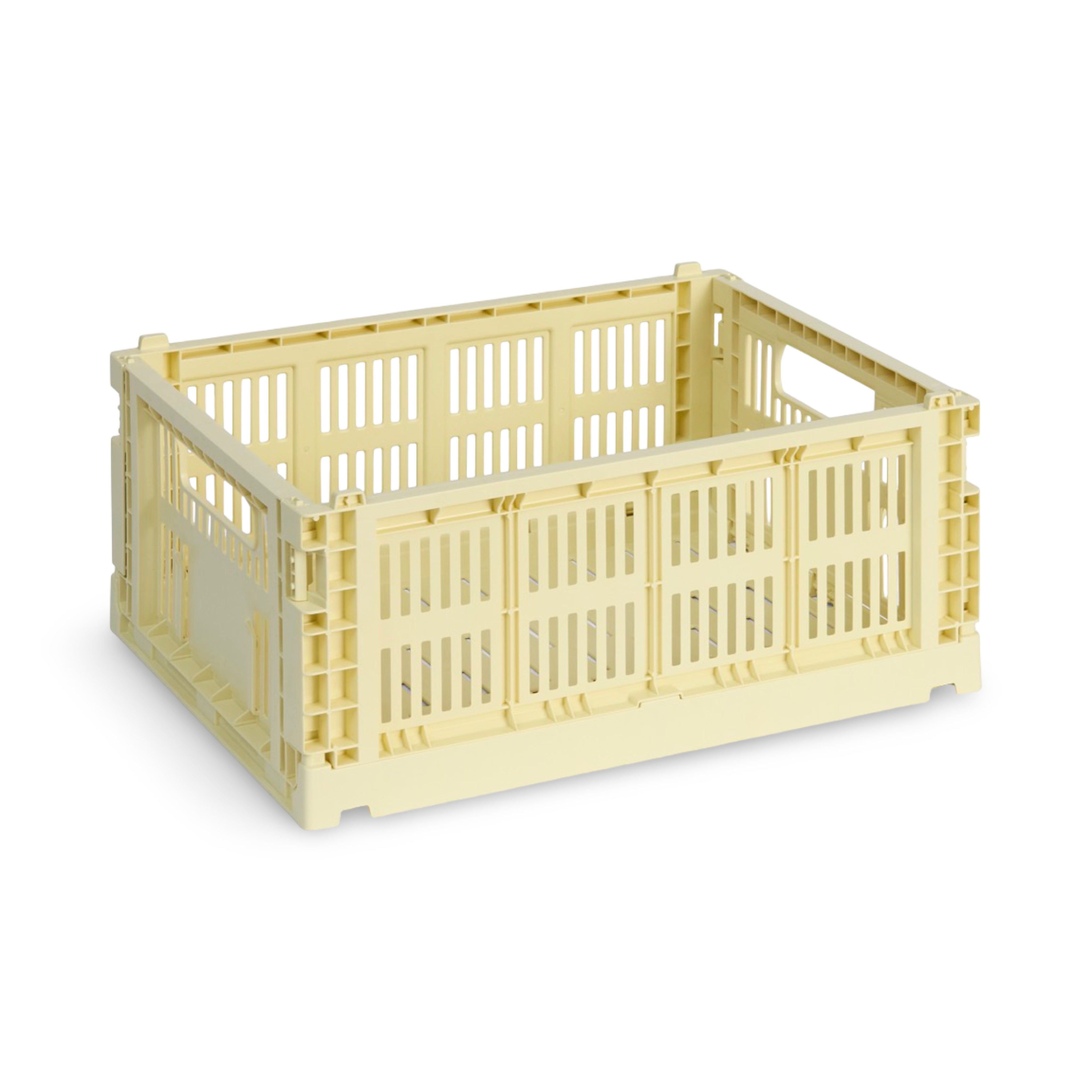 HAY Colour Crate - Medium - Light Yellow