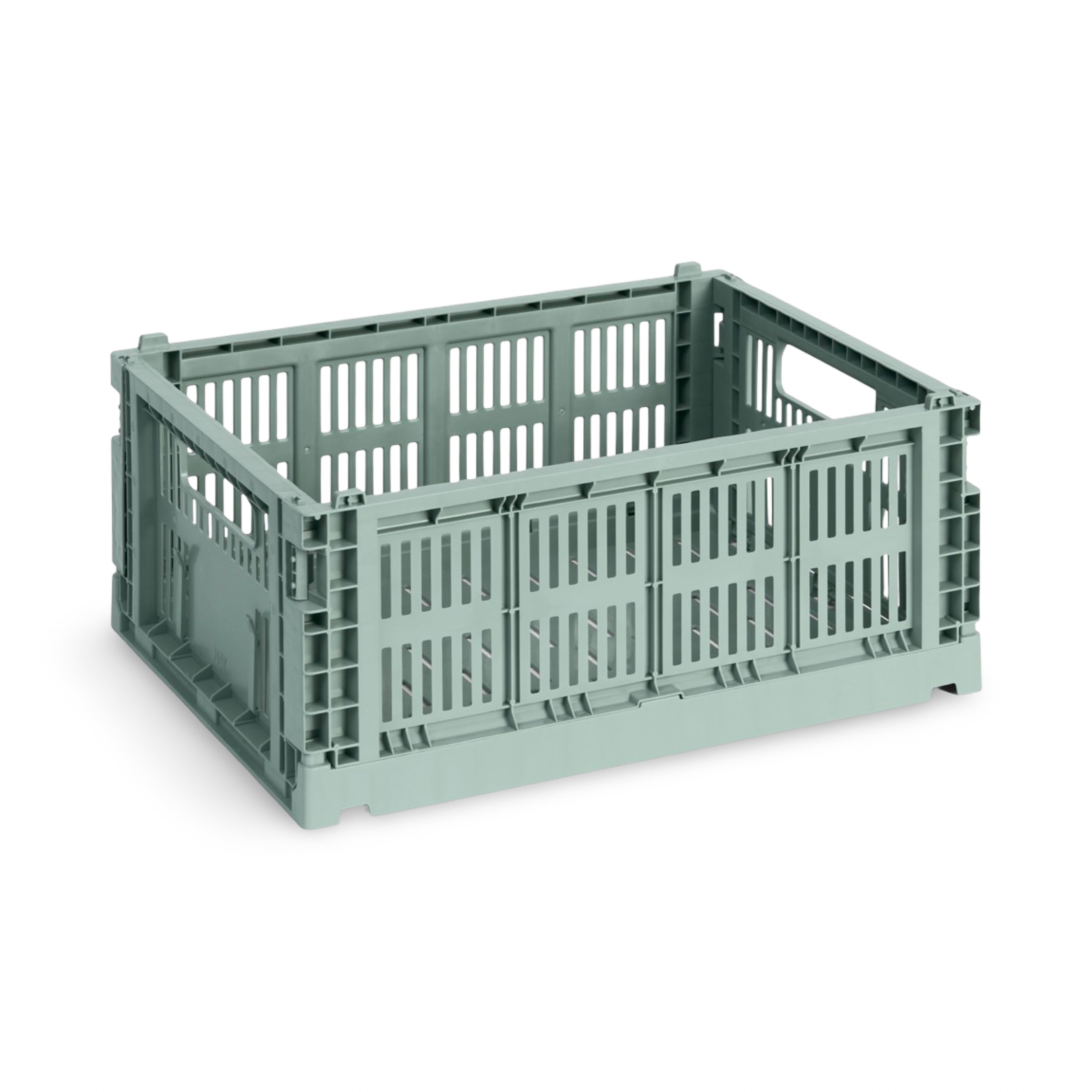 HAY Colour Crate - Medium - Sage Green