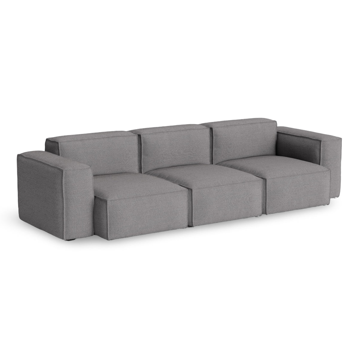 HAY Mags Soft - Low Armrest w. Removable Cover - 3-Seater Sofa Combination 1