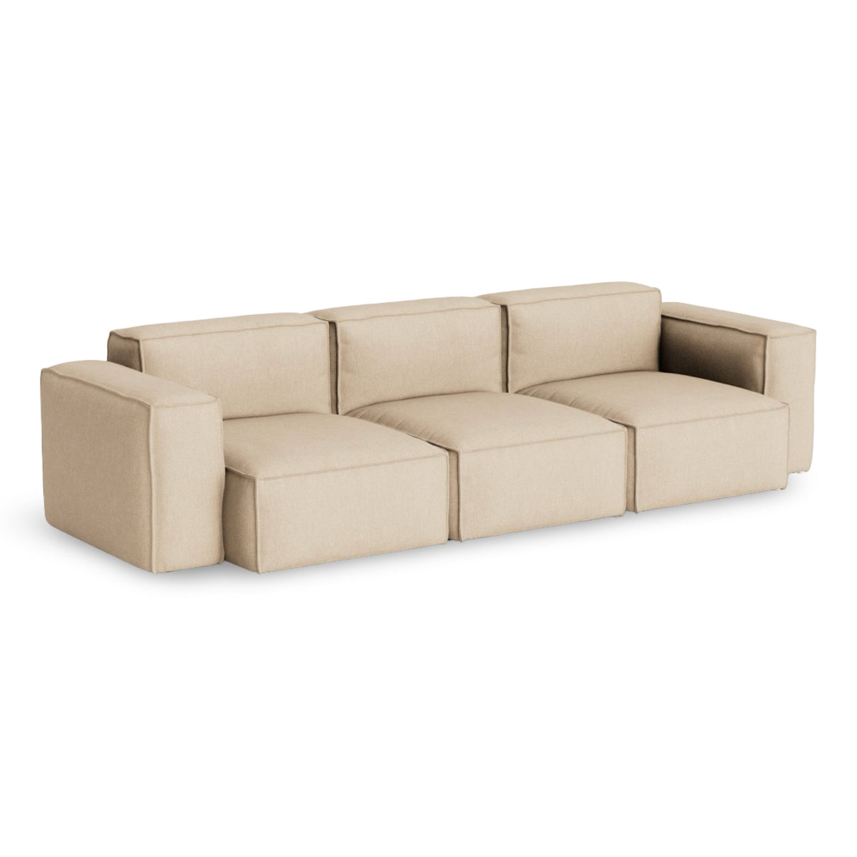 HAY Mags Soft - Low Armrest w. Removable Cover - 3-Seater Sofa Combination 1