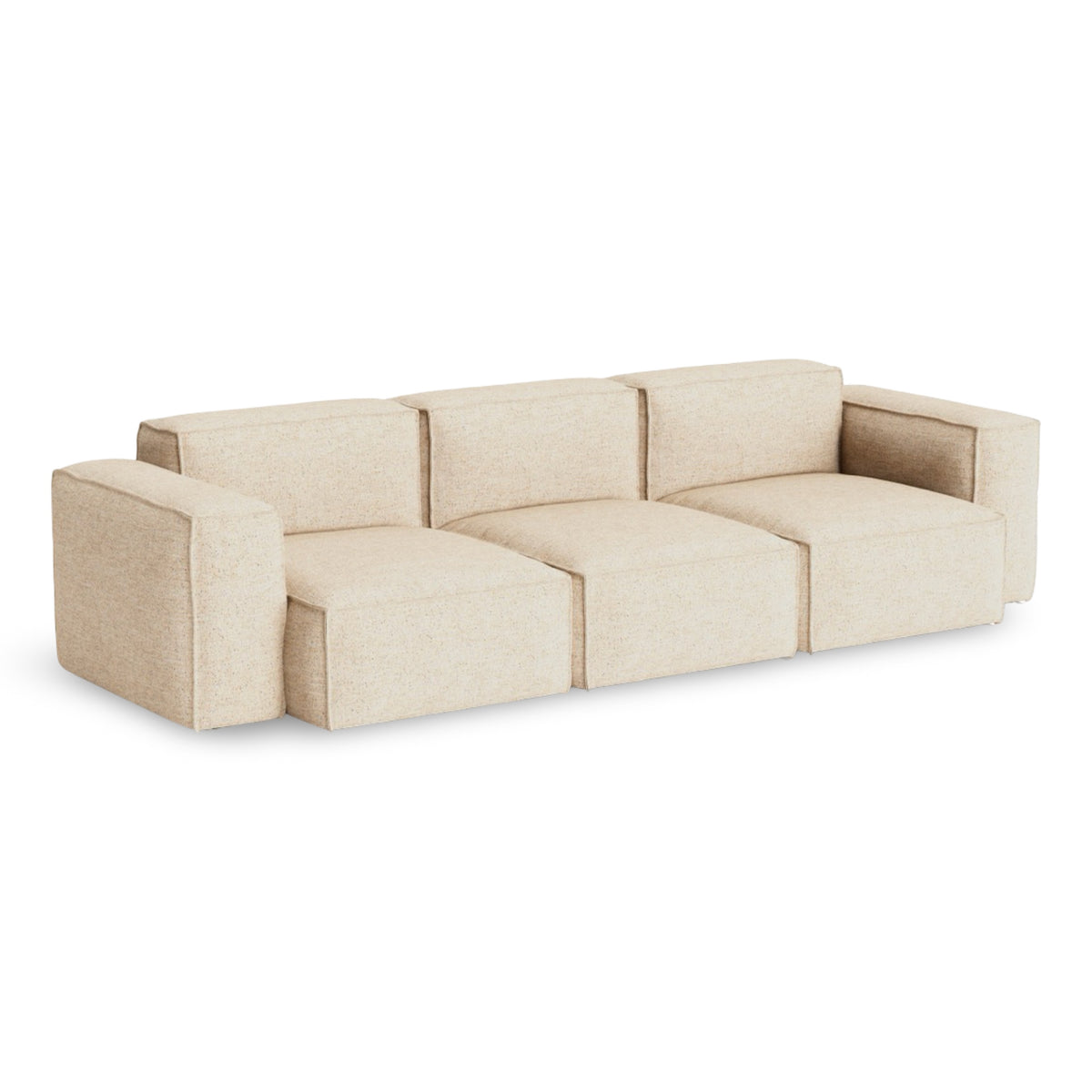 HAY Mags Soft - Low Armrest w. Removable Cover - 3-Seater Sofa Combination 1