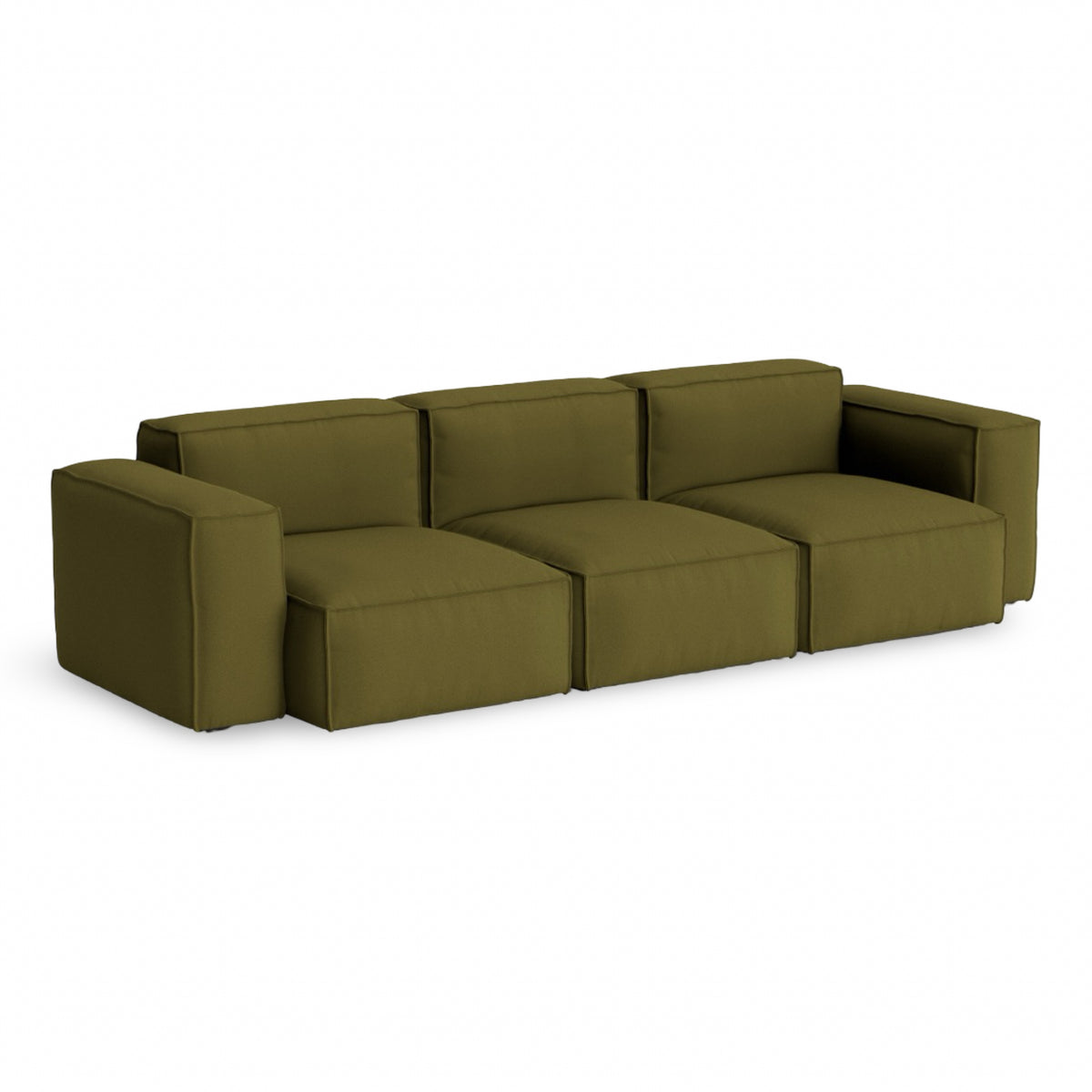 HAY Mags Soft - Low Armrest w. Removable Cover - 3-Seater Sofa Combination 1