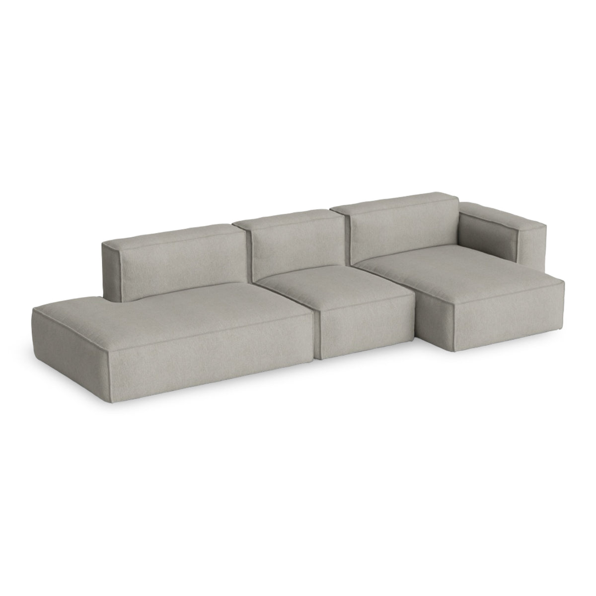 HAY Mags Soft - Low Armrest w. Removable Cover - 3-Seater Sofa Combination 4