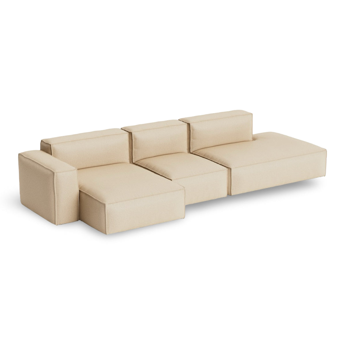 HAY Mags Soft - Low Armrest w. Removable Cover - 3-Seater Sofa Combination 4