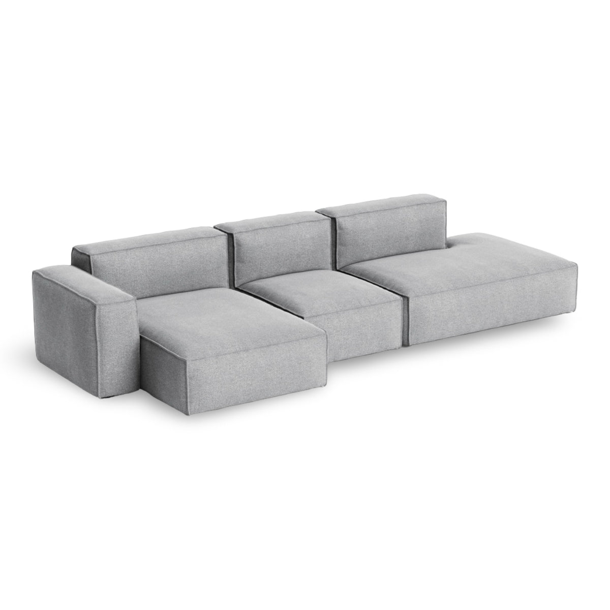 HAY Mags Soft - Low Armrest w. Removable Cover - 3-Seater Sofa Combination 4
