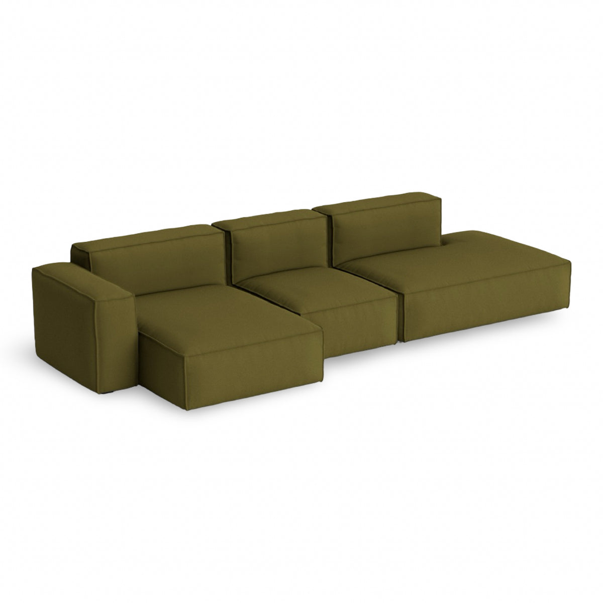 HAY Mags Soft - Low Armrest w. Removable Cover - 3-Seater Sofa Combination 4
