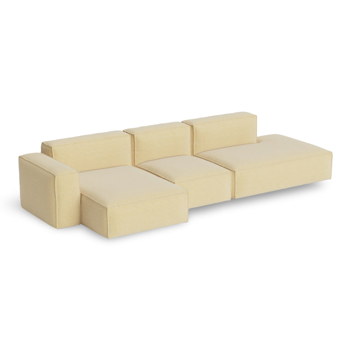 HAY Mags Soft - Low Armrest w. Removable Cover - 3-Seater Sofa Combination 4