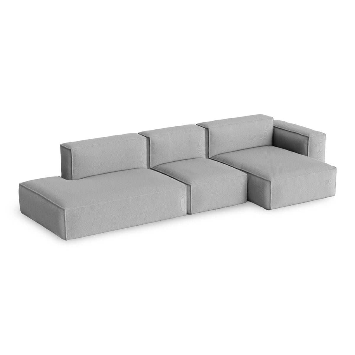 HAY Mags Soft - Low Armrest w. Removable Cover - 3-Seater Sofa Combination 4