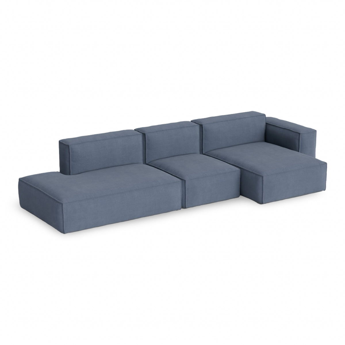 HAY Mags Soft - Low Armrest w. Removable Cover - 3-Seater Sofa Combination 4