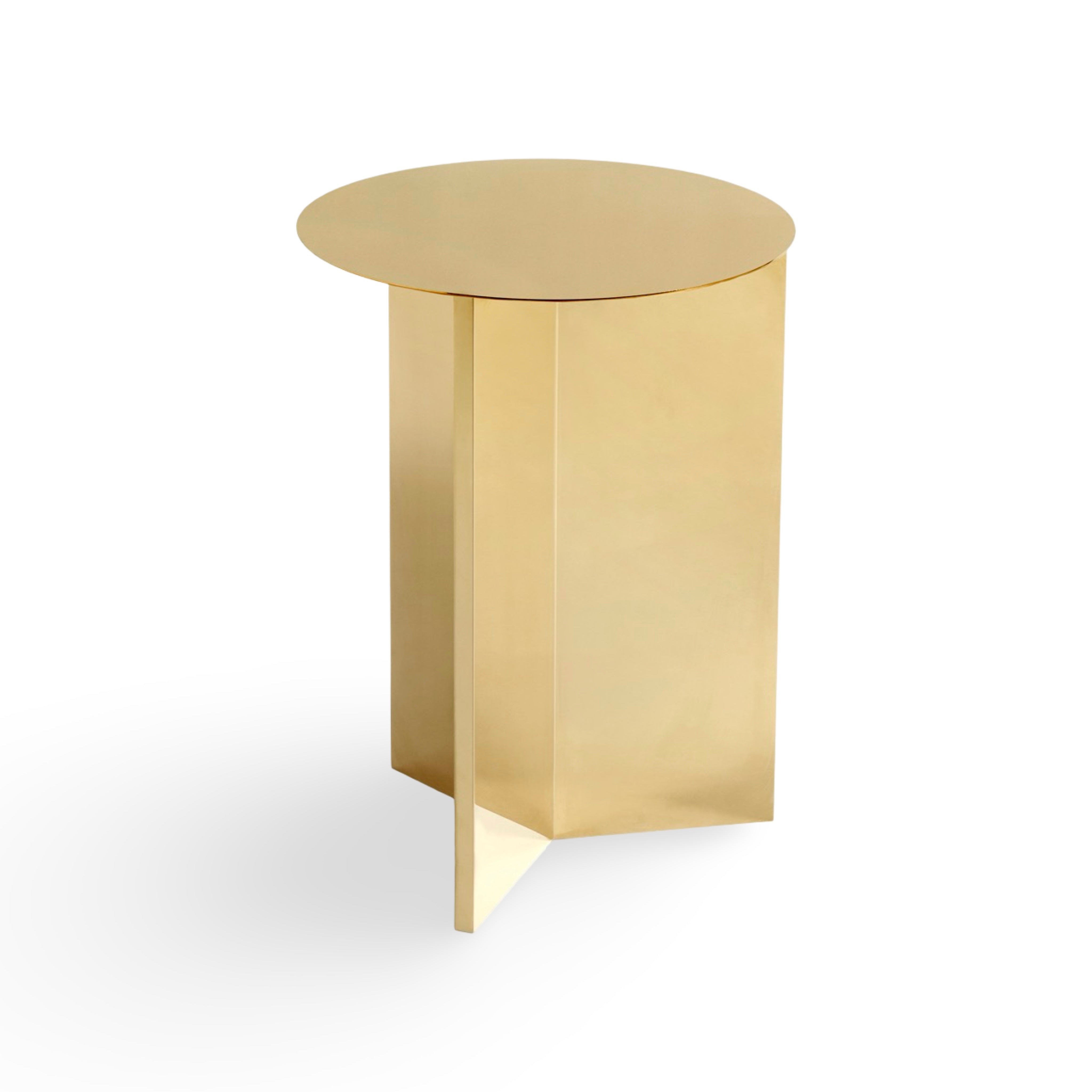 HAY Slit Metal Side Table - High