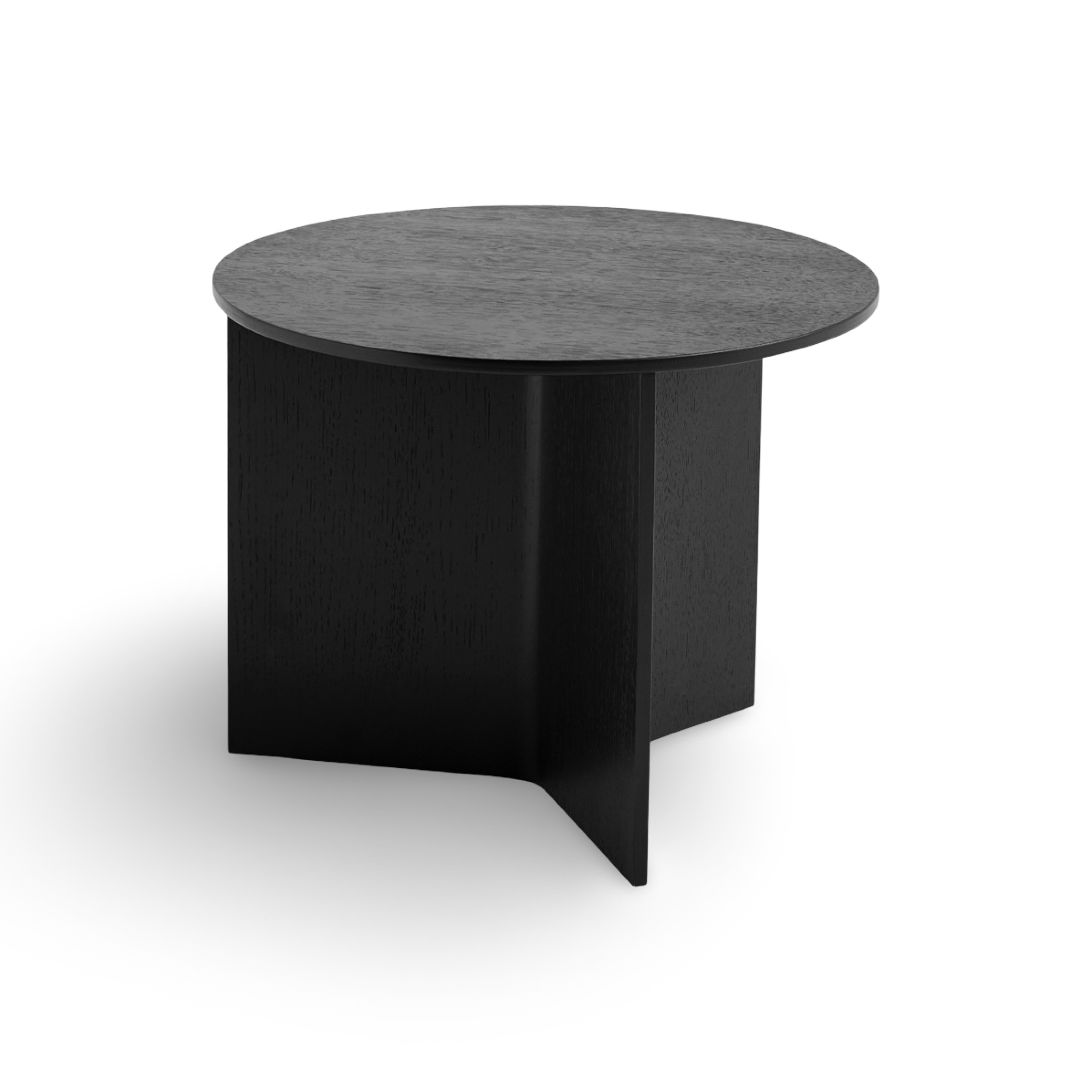 HAY Slit Wood Coffee Table - Ø45cm