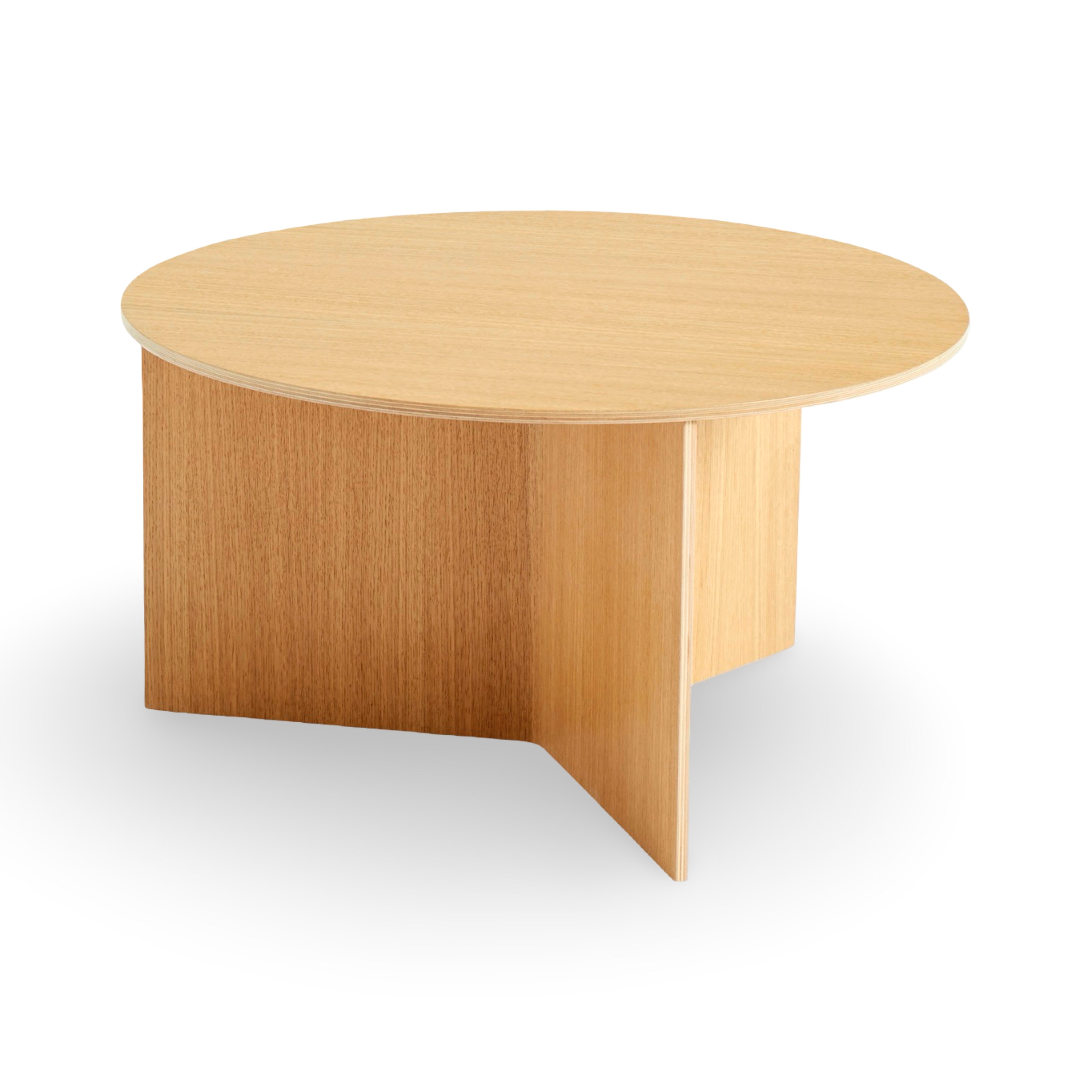 HAY Slit Wood Coffee Table - Ø65cm