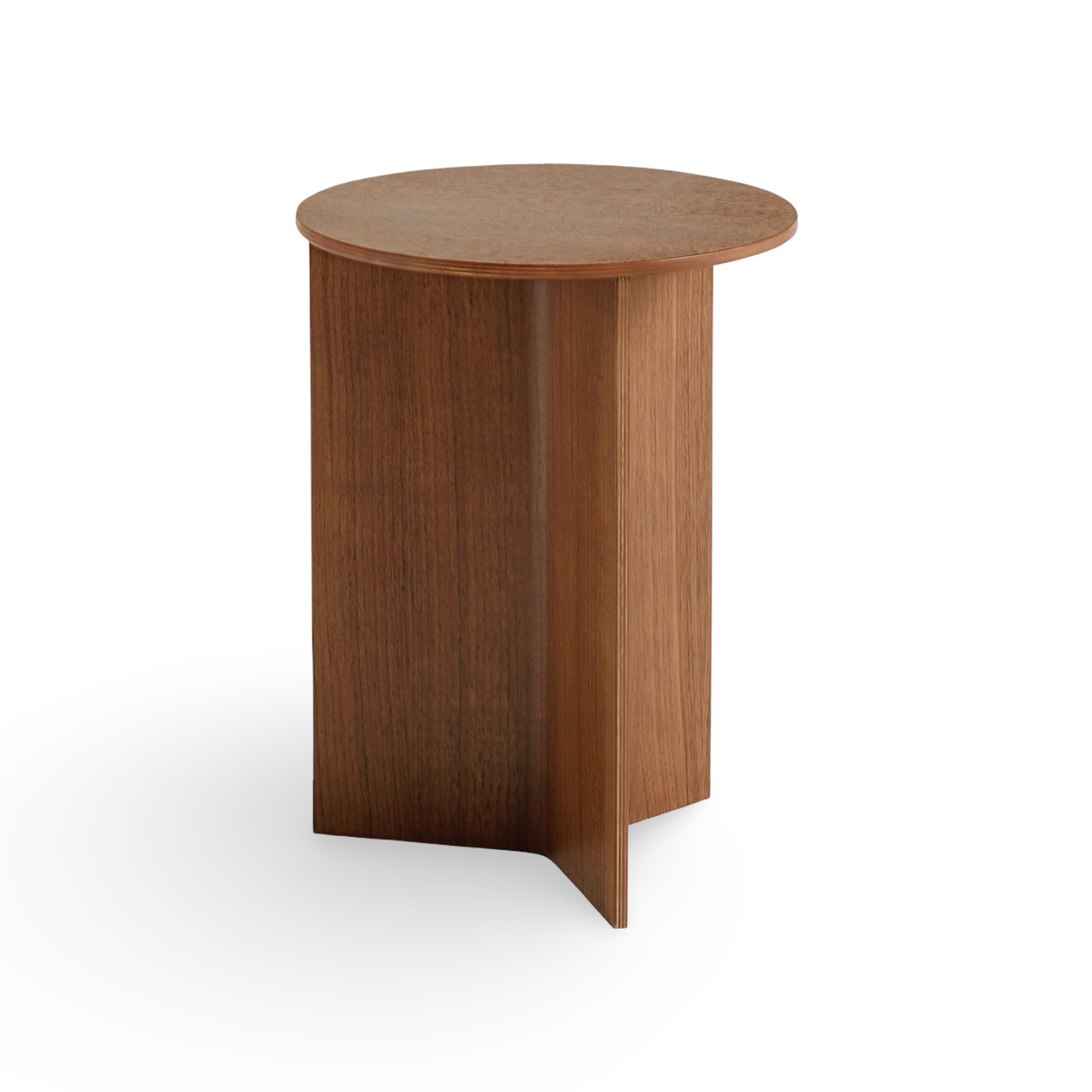 HAY Slit Wood Side Table - High