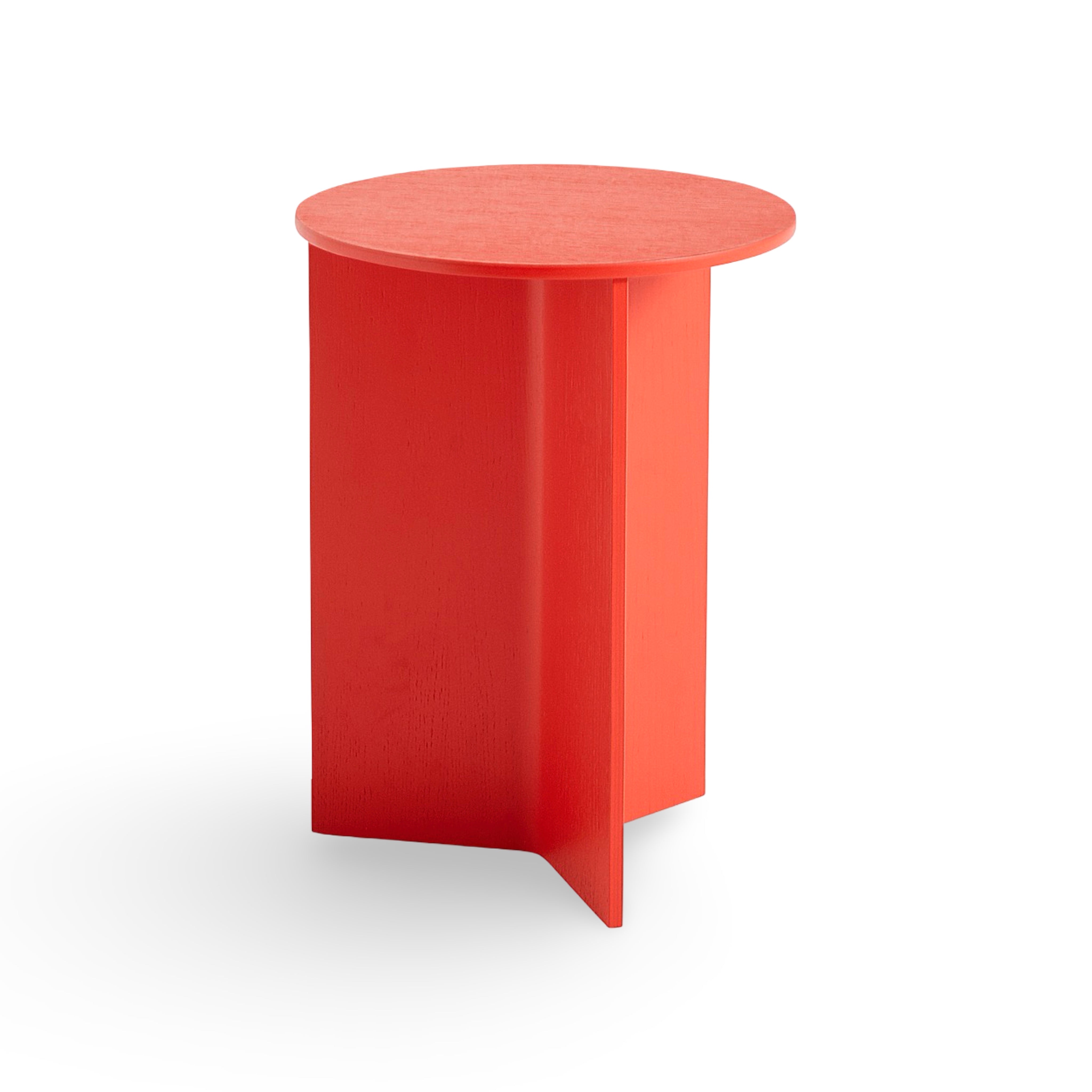 HAY Slit Wood Side Table - High