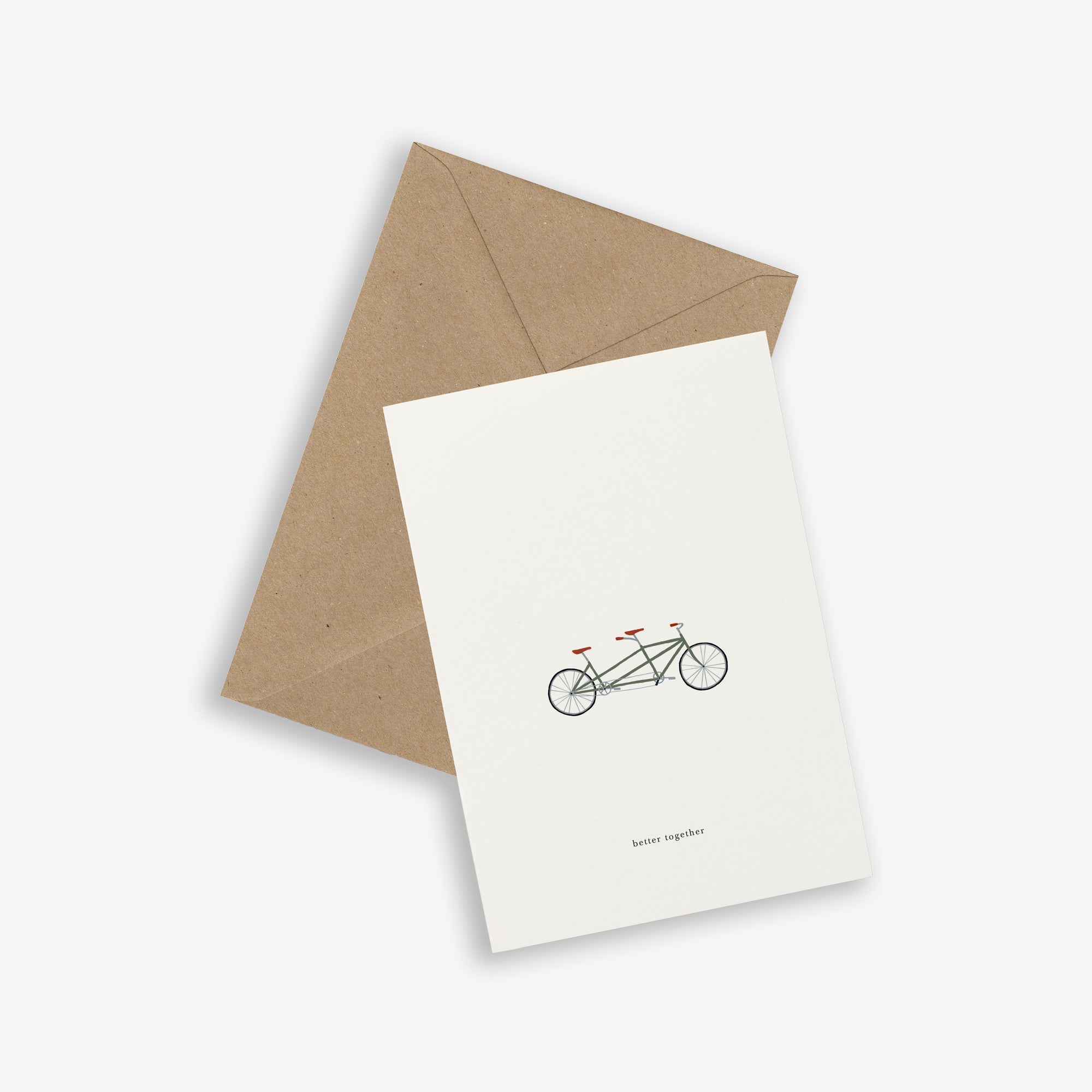Kartotek Greeting Card - Tandem (Better Together)