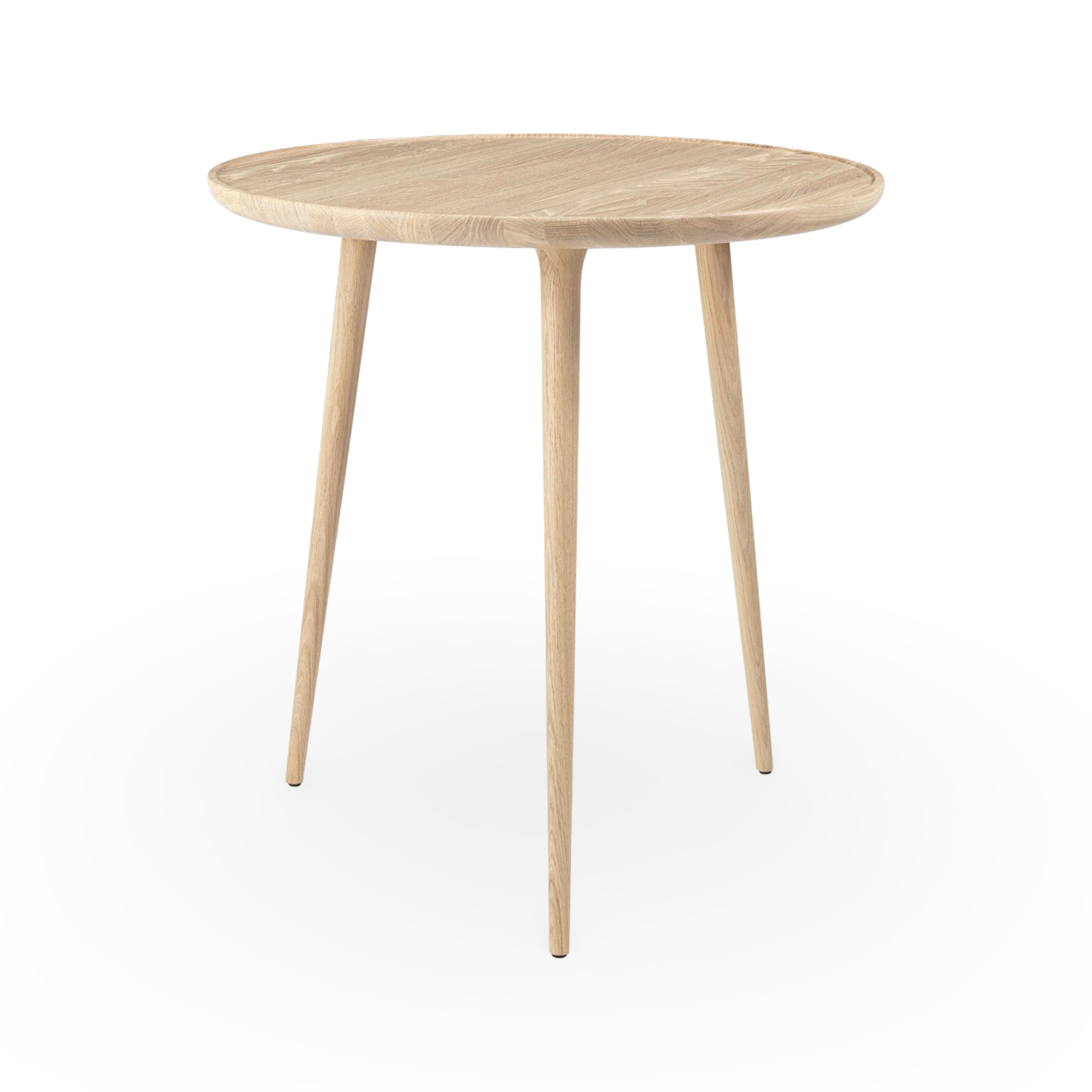 Mater Accent Cafe Table Ø70cm - Matt Lacquered Oak (Ex-Display)