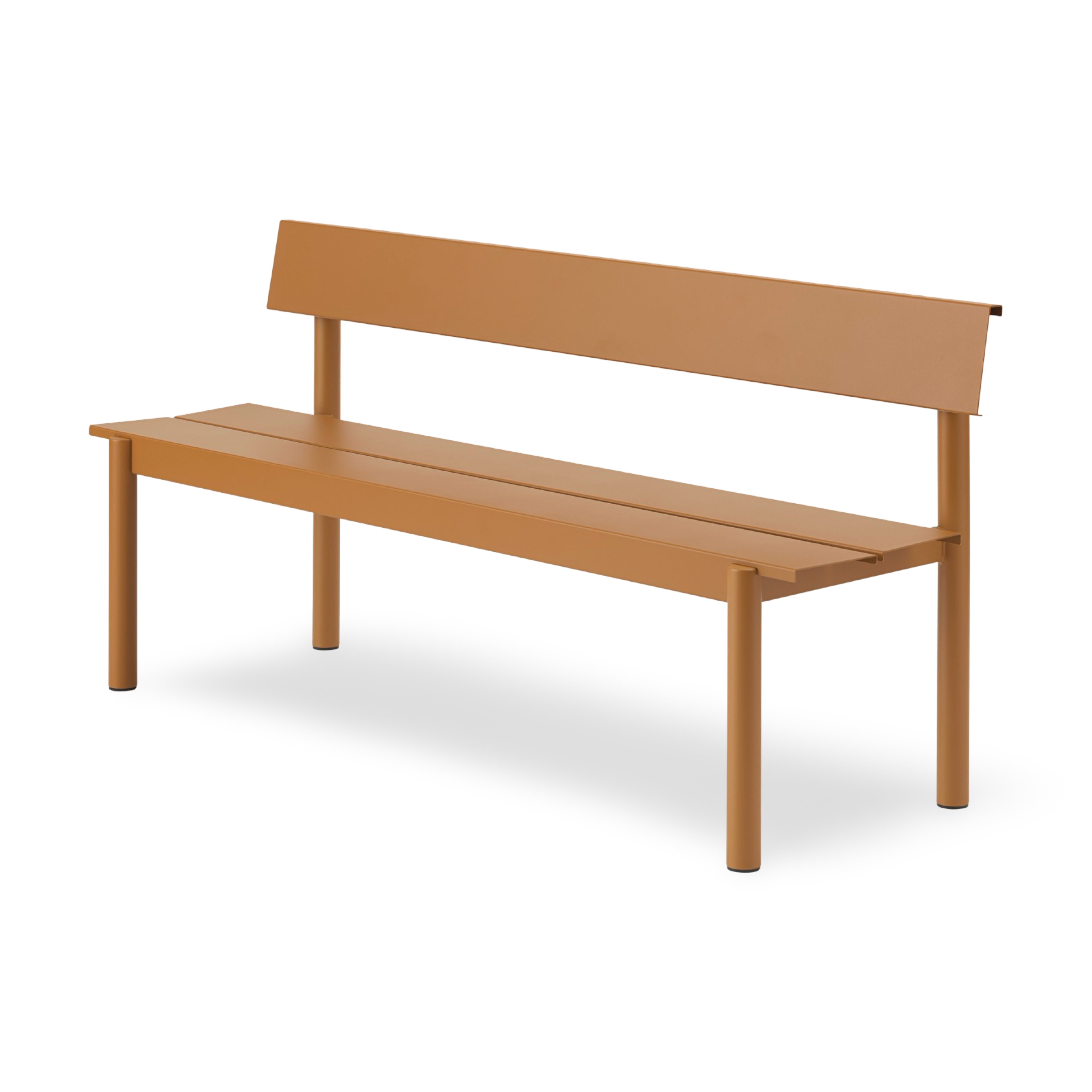 Muuto Linear Steel Outdoor Bench w. Backrest - 170cm