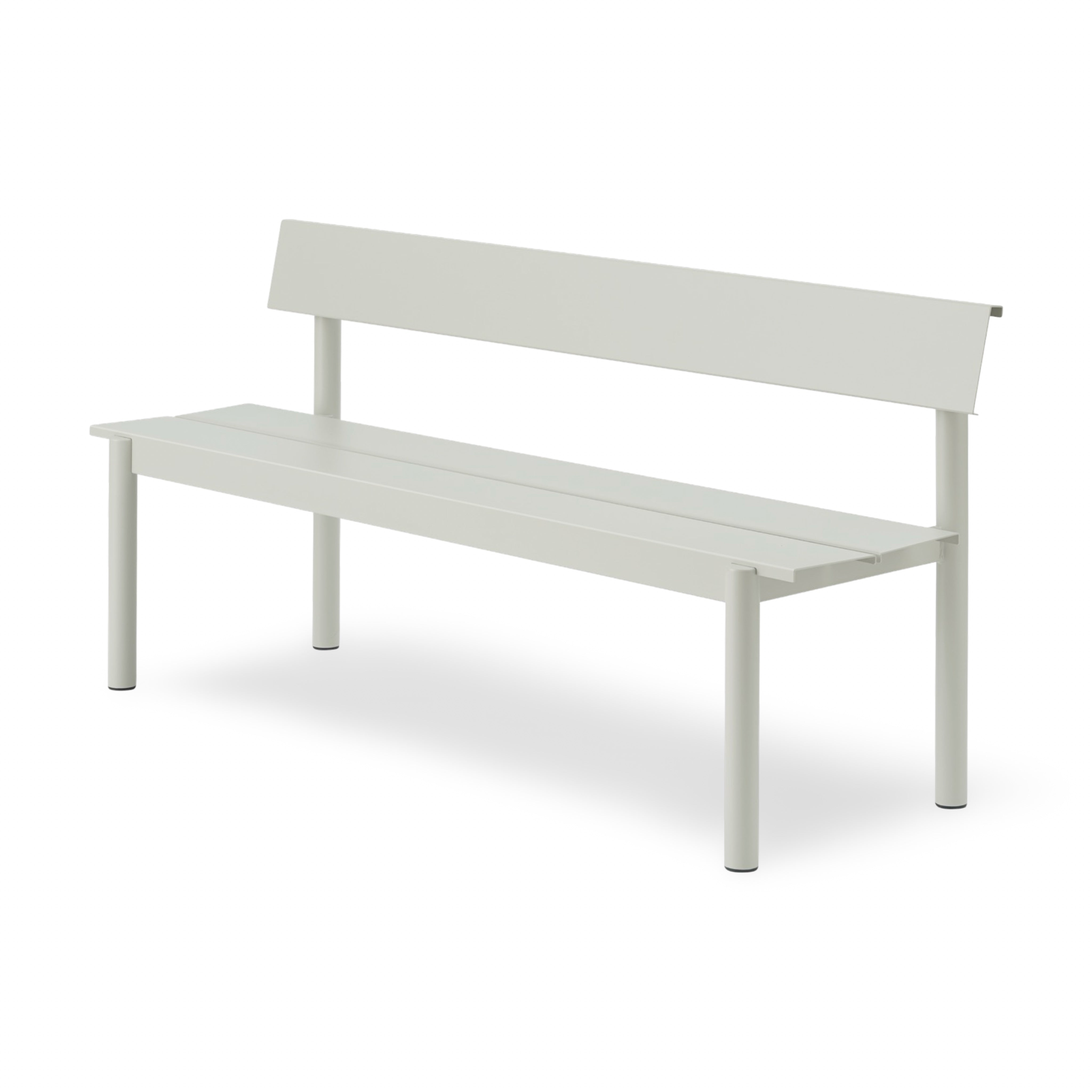 Muuto Linear Steel Outdoor Bench w. Backrest - 170cm
