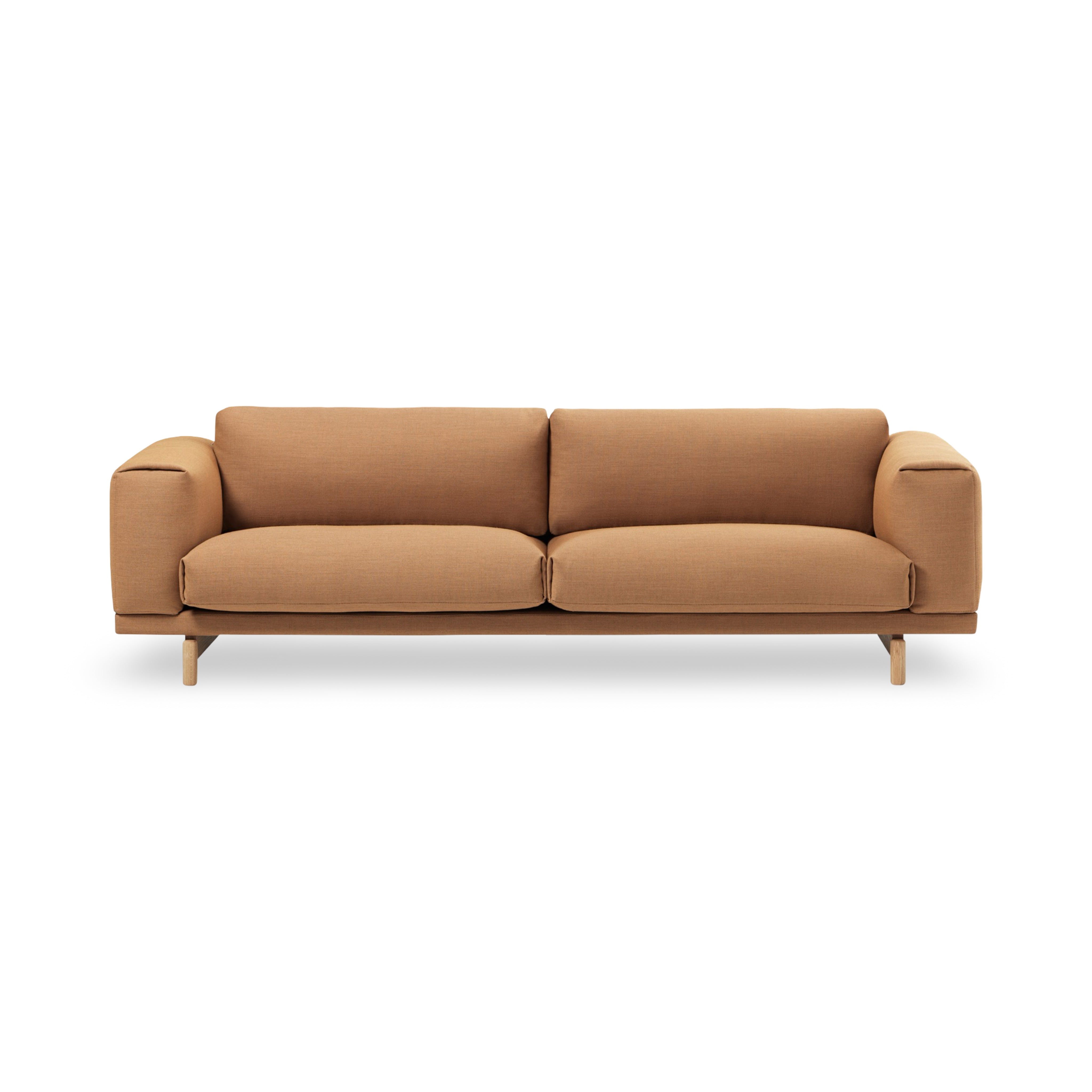 Muuto Rest 3-Seater Sofa - Wood Base