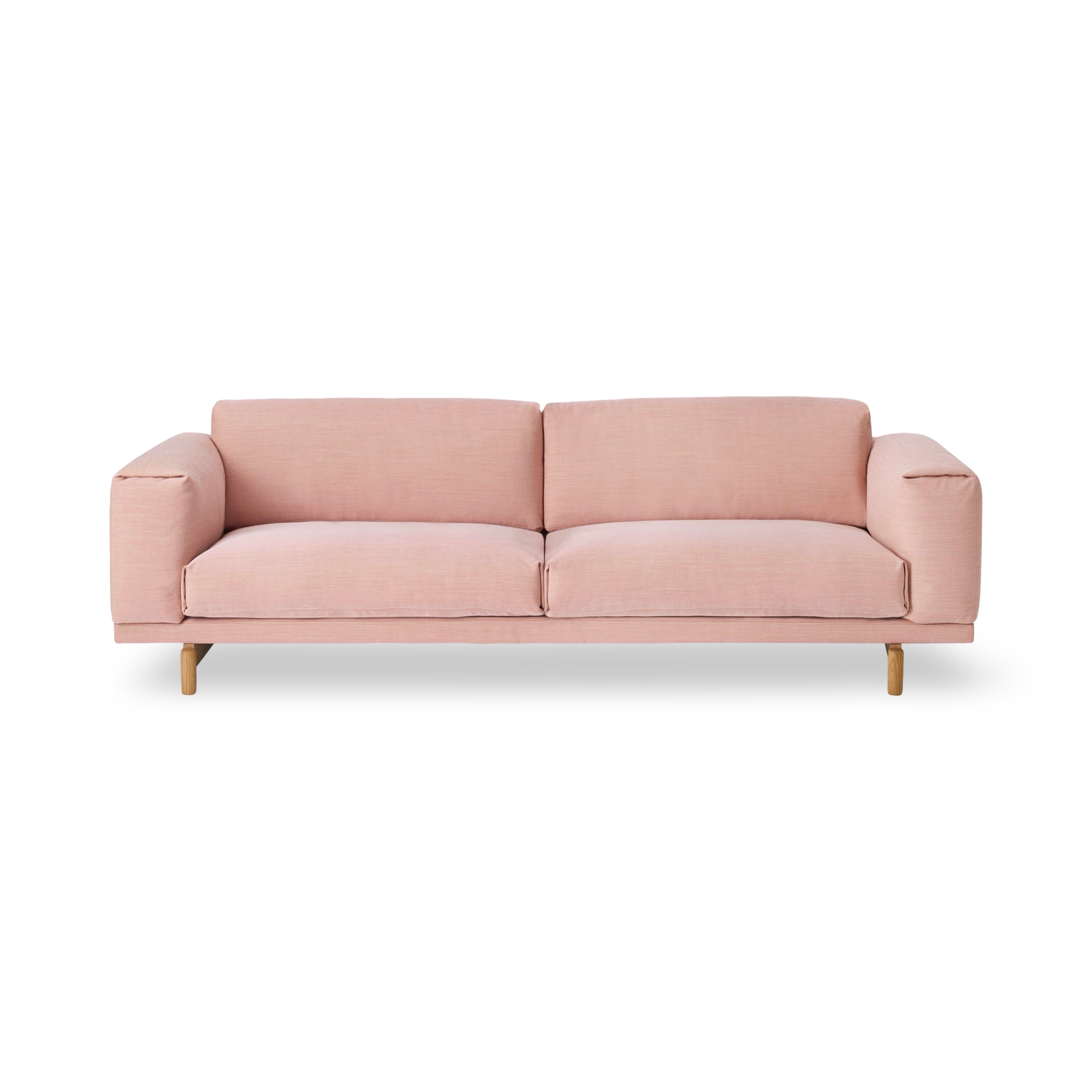 Muuto Rest 3-Seater Sofa - Wood Base