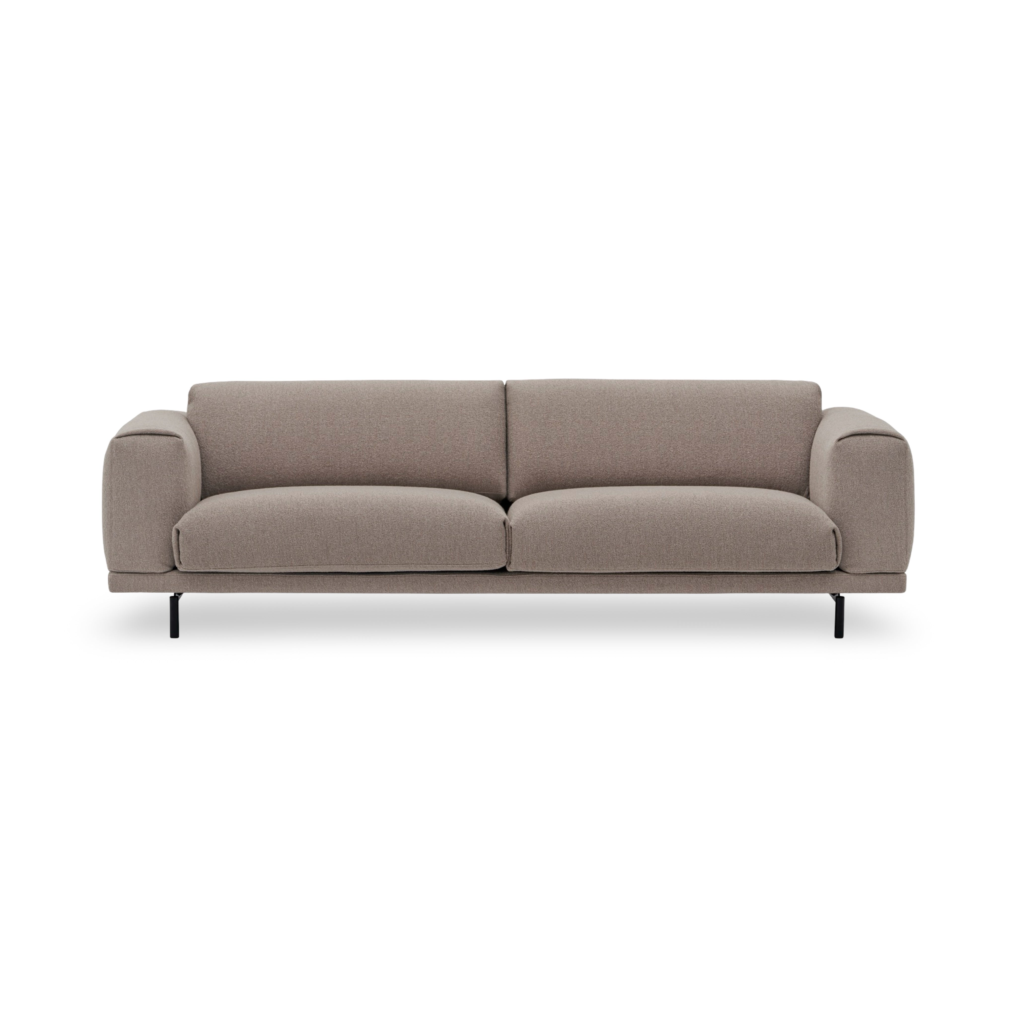 Muuto Rest 3-Seater Sofa - Wood Base