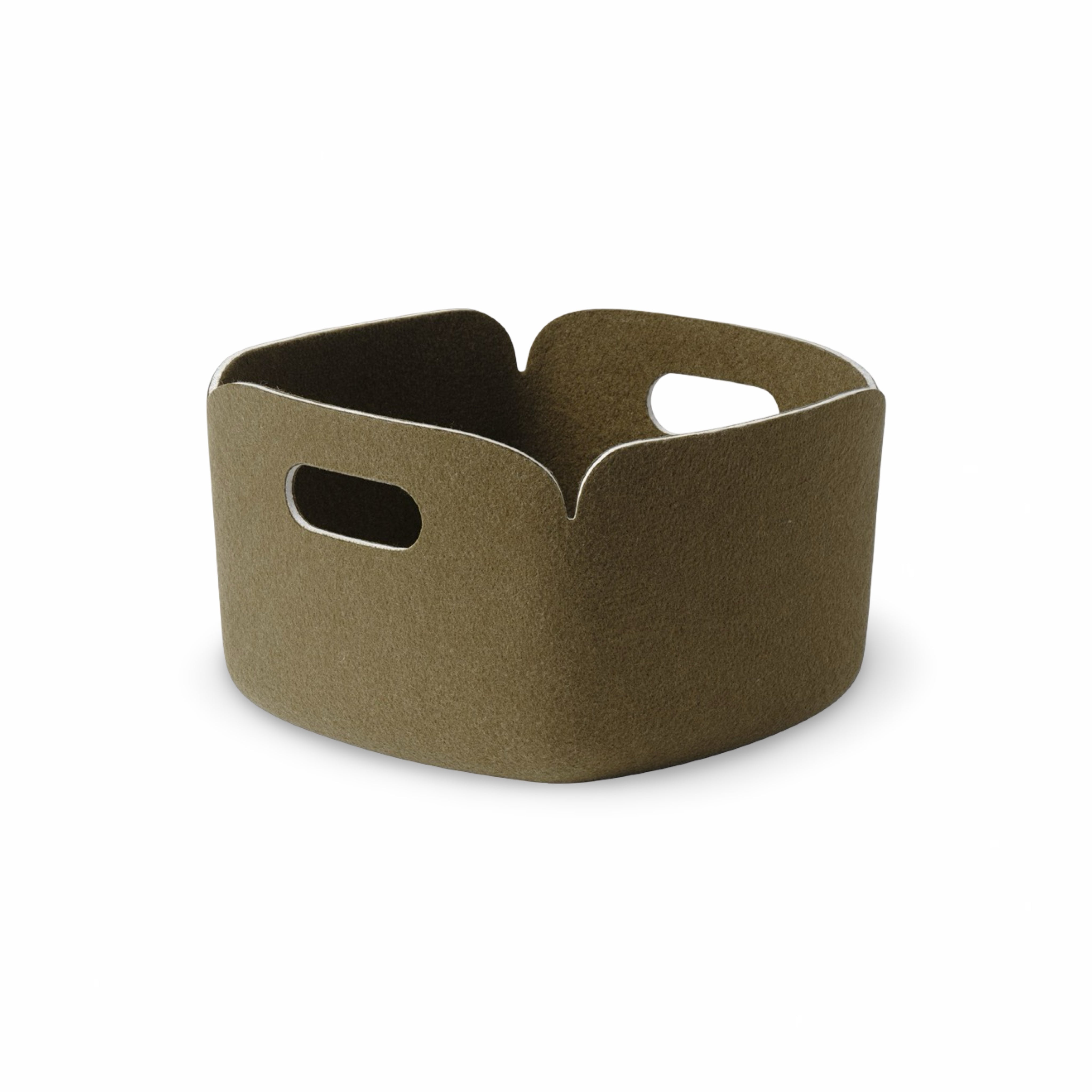 Muuto Restore Basket 28x28cm - Brown Green