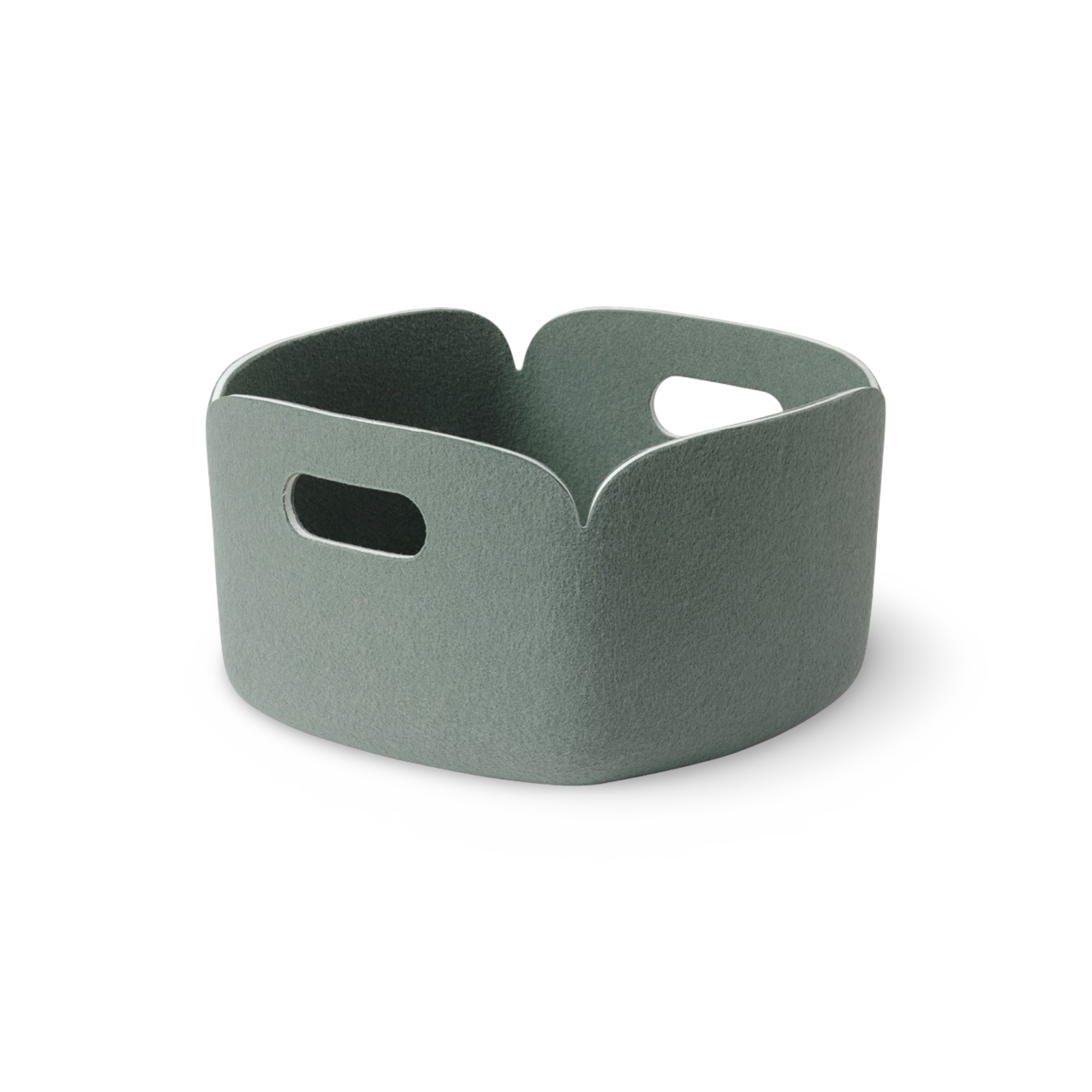 Muuto Restore Basket 28x28cm - Dusty Green