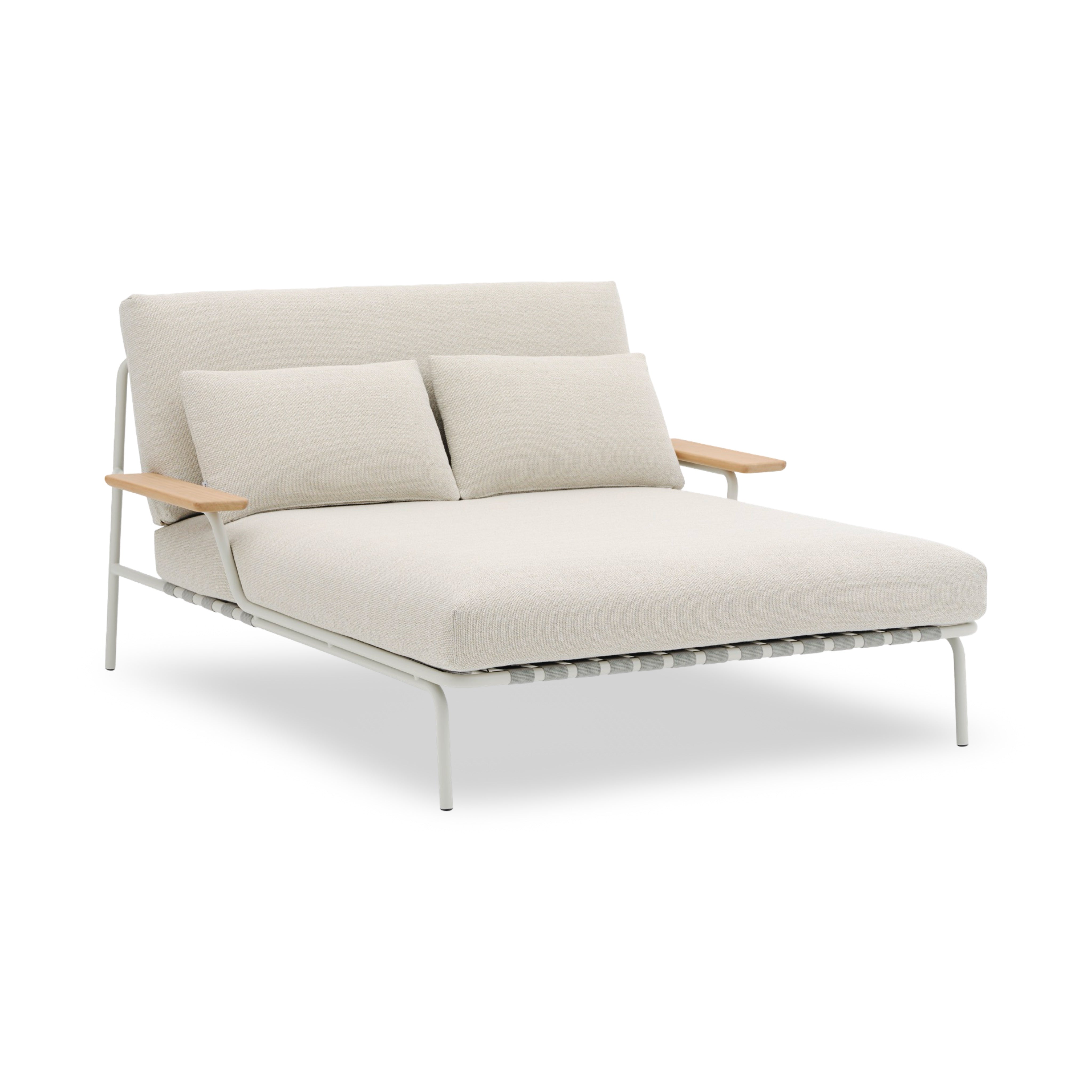 Muuto Settle Outdoor Lounge Bed with Armrest