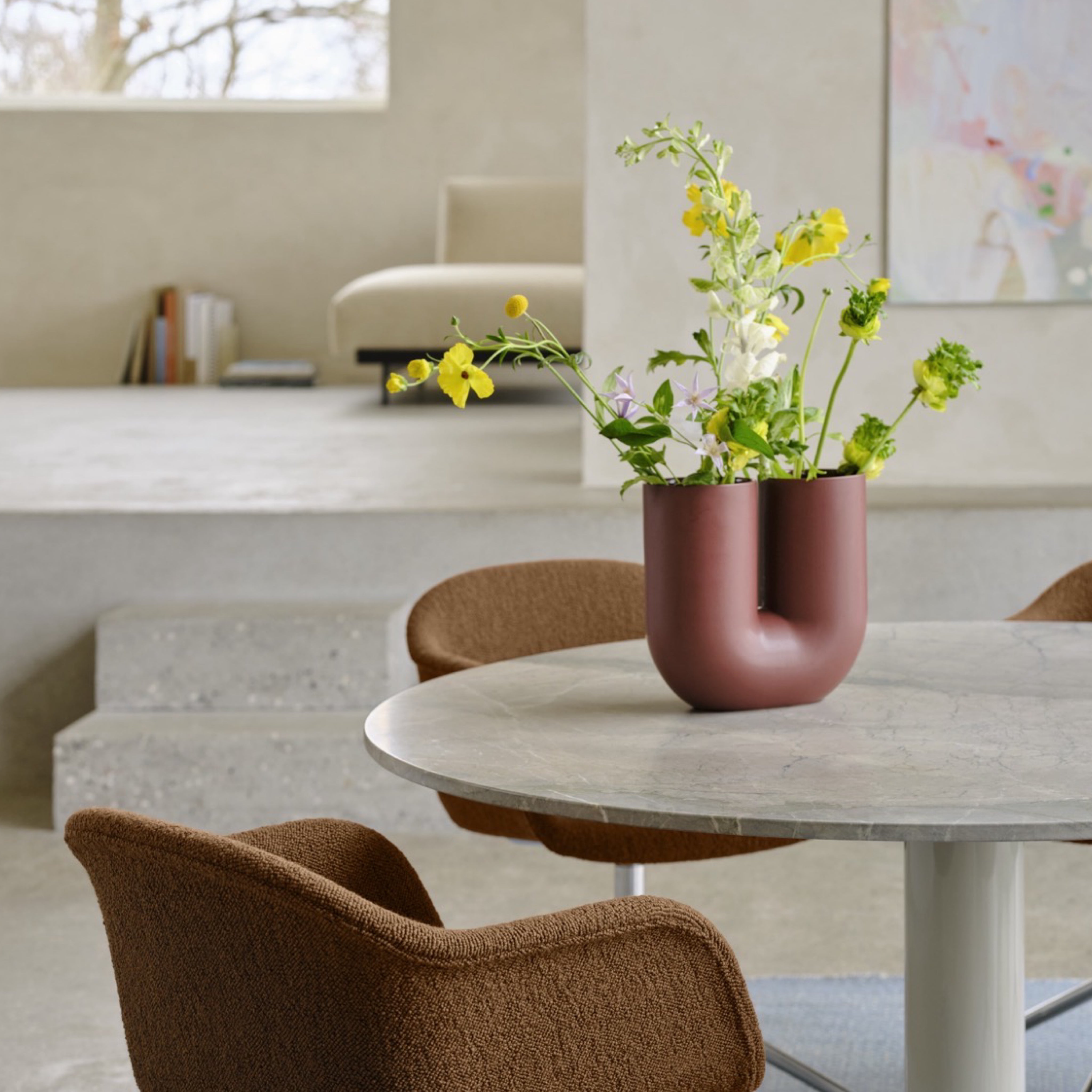 Muuto Kink Vase - Deep Red